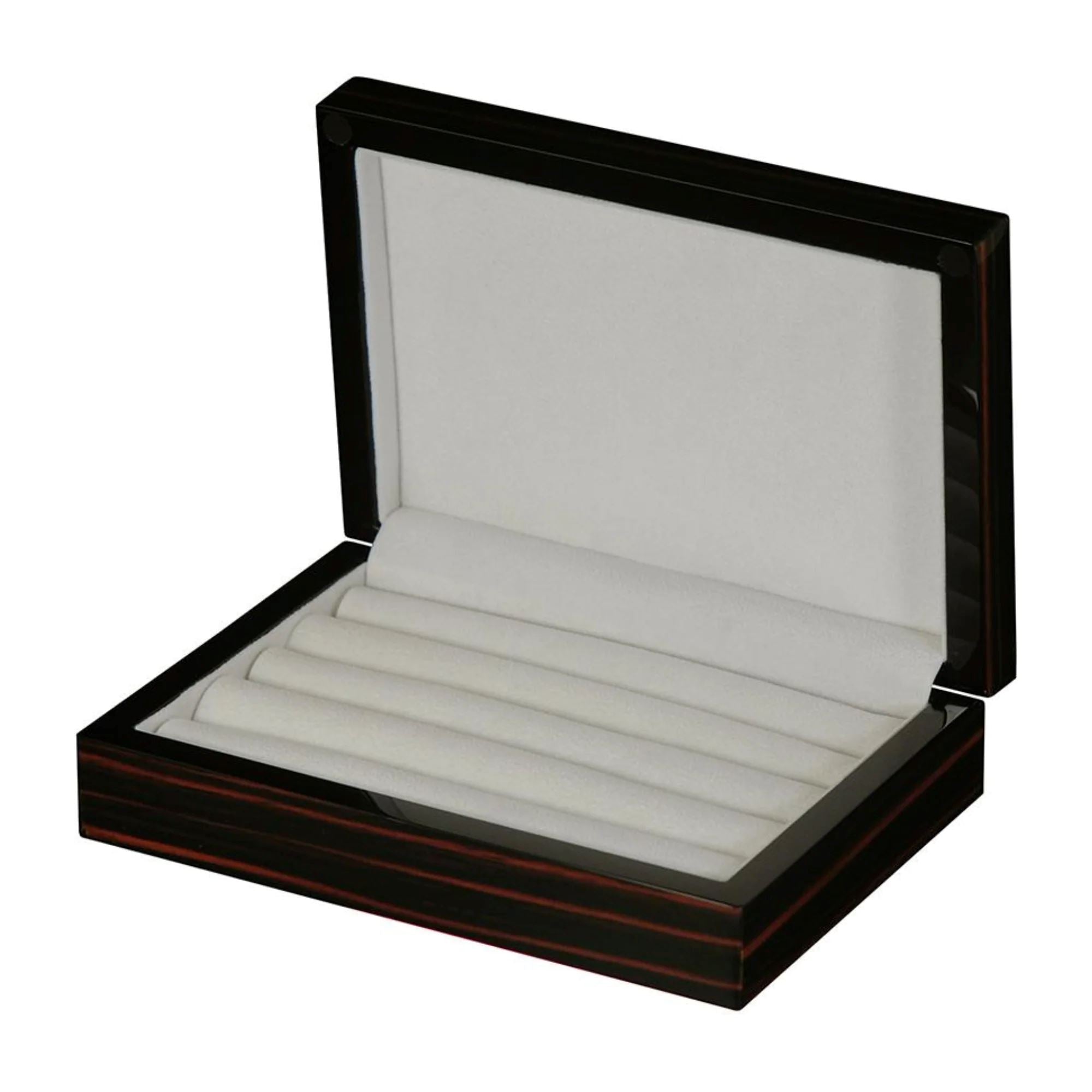 Seconds - 16 Pairs Storage Box for Cufflinks Ebony Seconds Clinks 