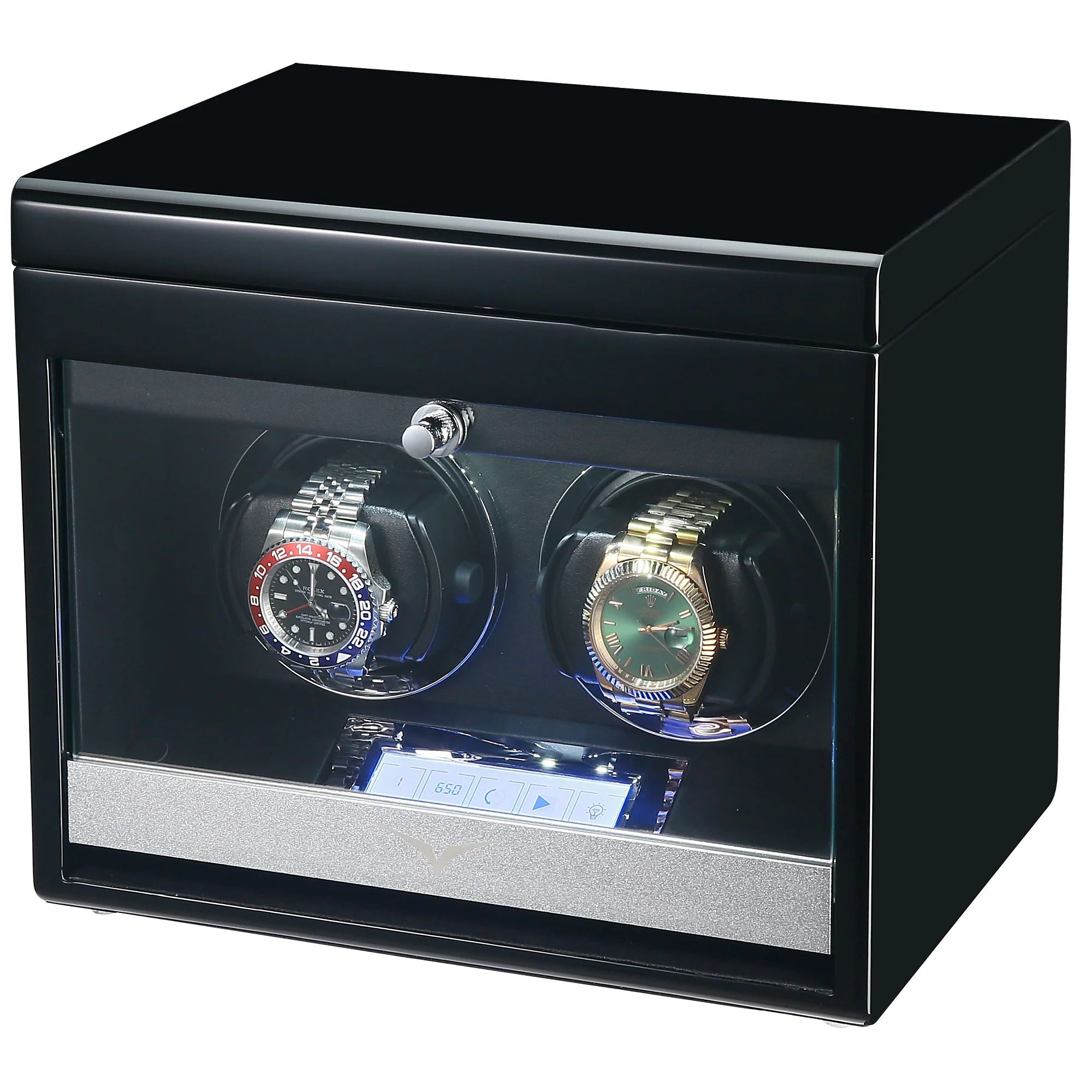 Seconds - Vancouver Watch Winder for 2 Black (b) Seconds Clinks 
