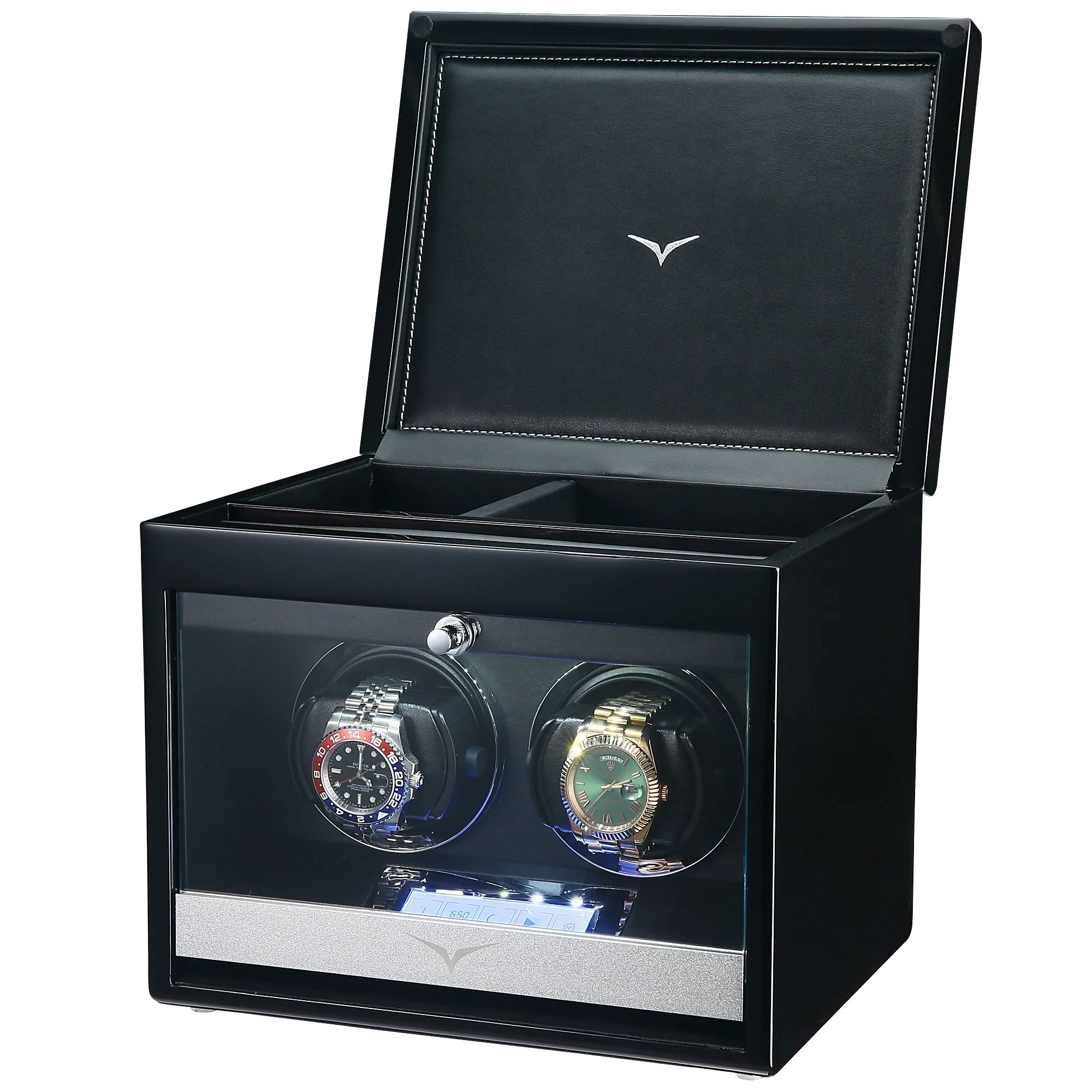 Seconds - Vancouver Watch Winder for 2 Black (b) Seconds Clinks 