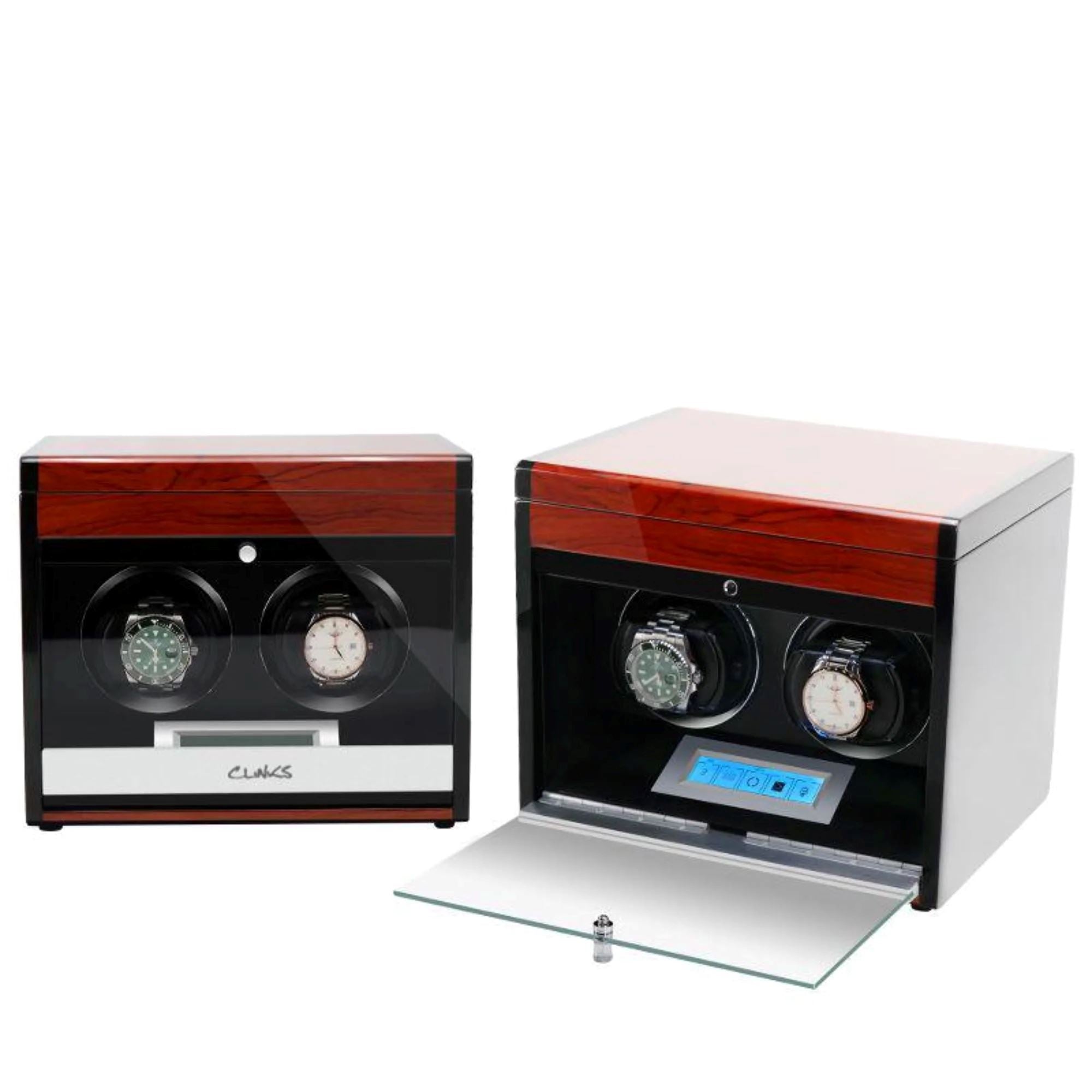 Seconds - Vancouver Watch Winder for 2 Wood Grain Seconds Clinks 