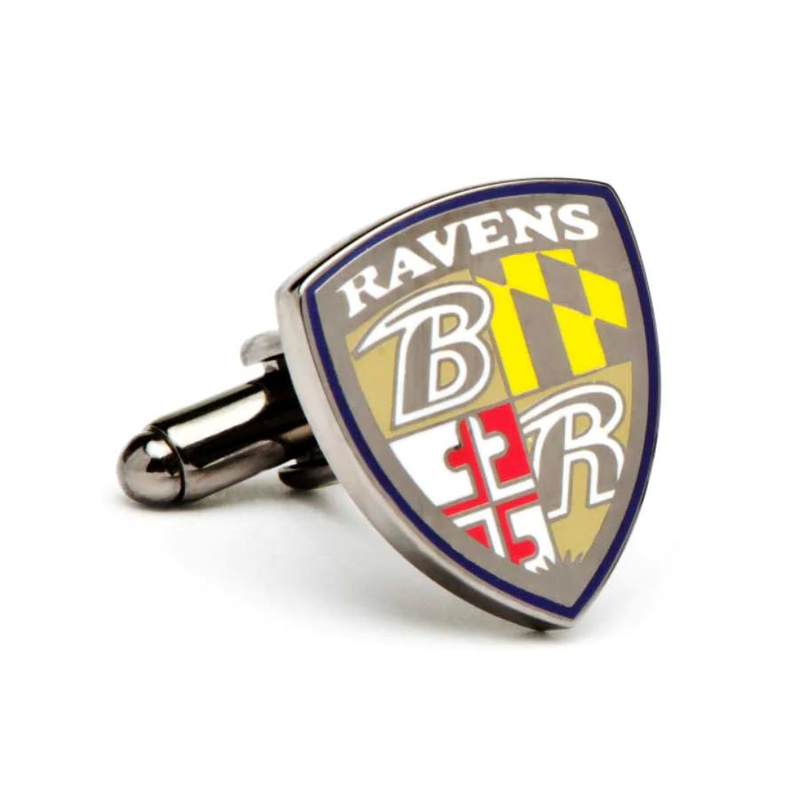 Baltimore Ravens Cufflinks Novelty Cufflinks NFL 