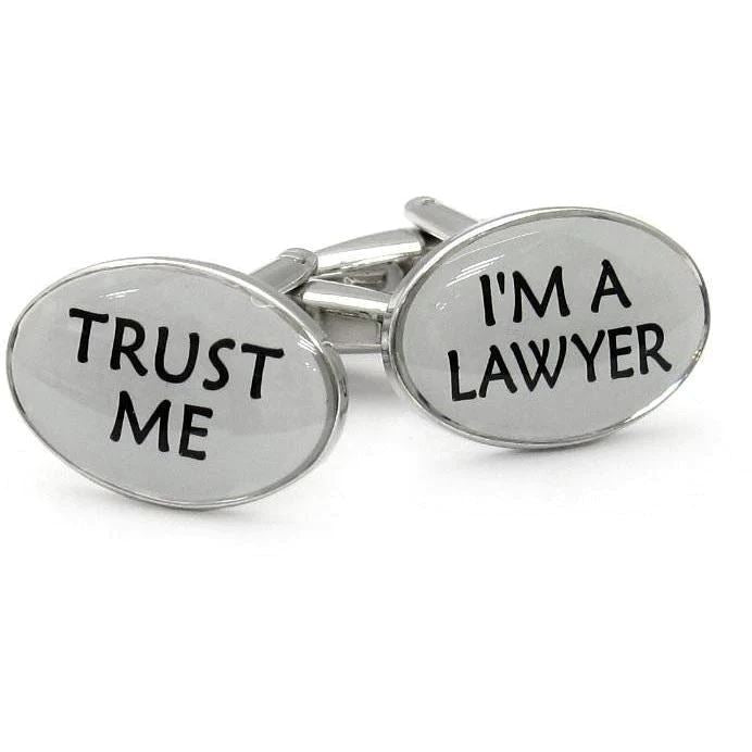 Trust Me, I'm a Lawyer Cufflinks Novelty Cufflinks Clinks Australia 