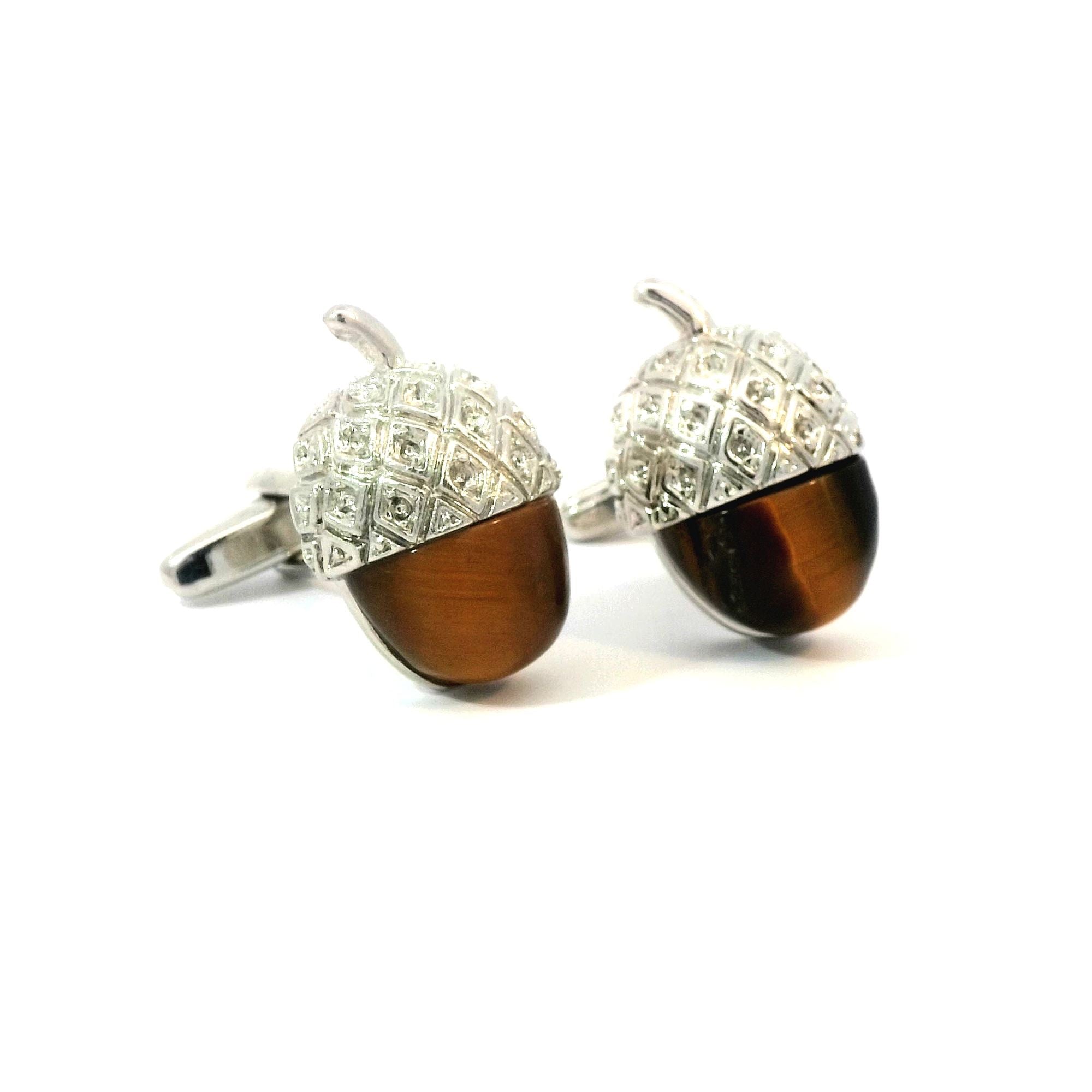 Acorn Oaknut Cufflinks Novelty Cufflinks Clinks Australia 