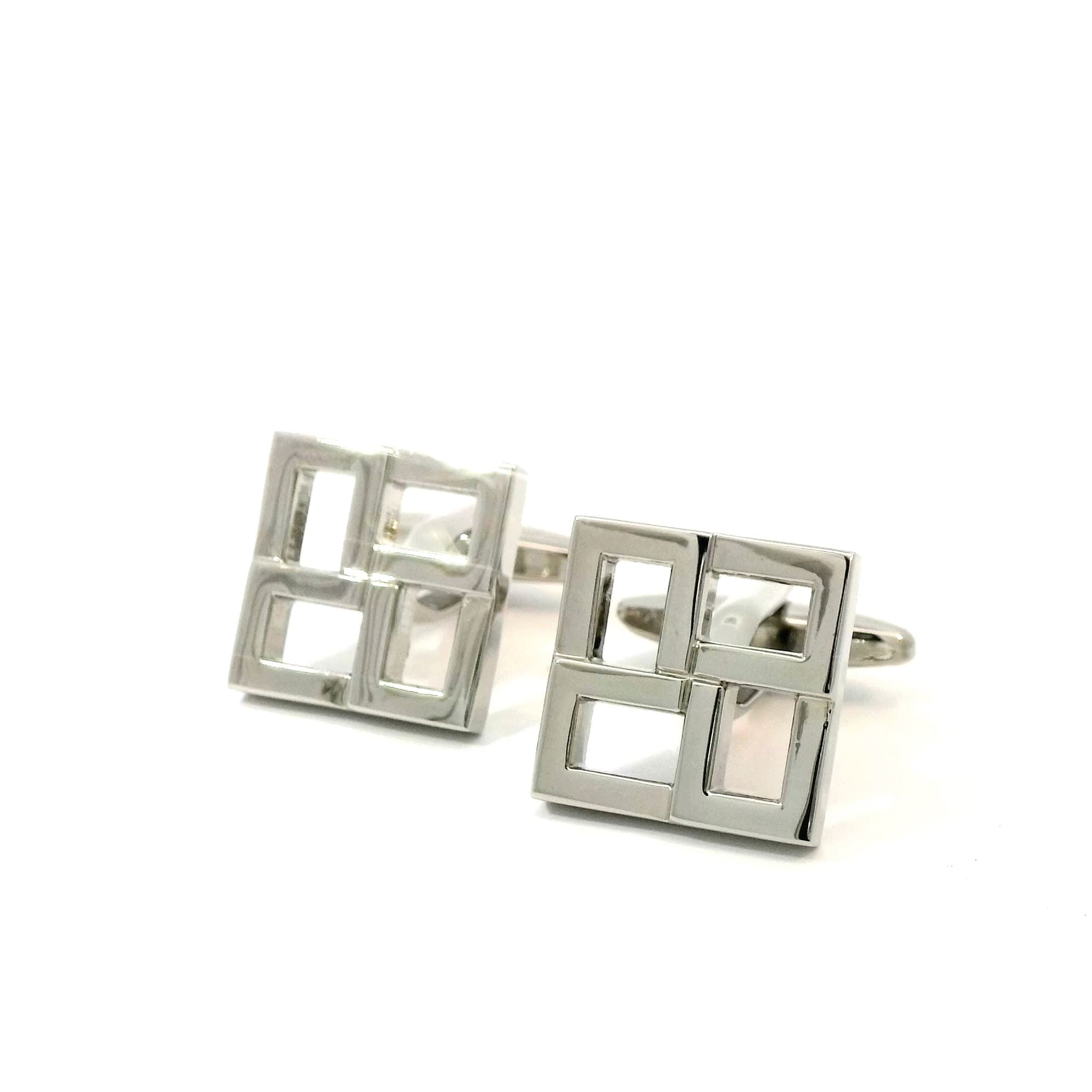 Adjoining Squares Cufflinks Classic & Modern Cufflinks Clinks Australia Adjoining Squares Cufflinks 