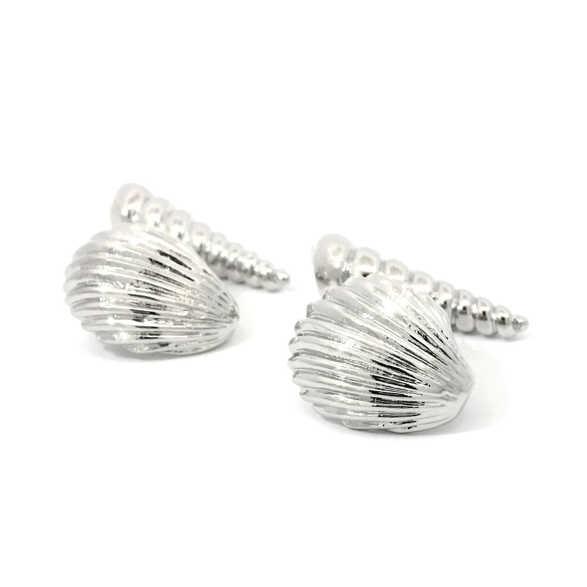 Beach Shells Cufflinks (chain) Novelty Cufflinks Clinks Australia 