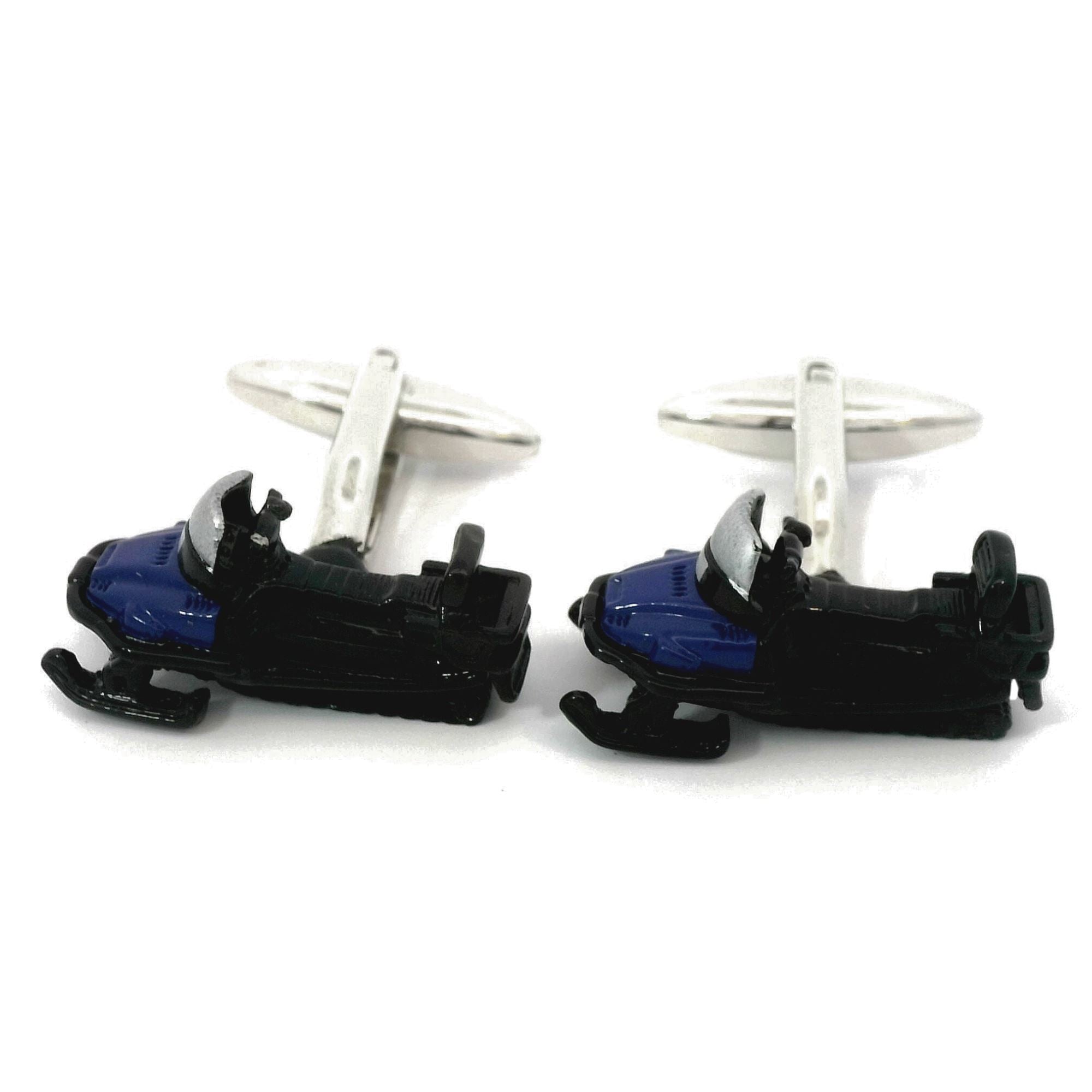 Coloured Snowmobile Cufflinks Novelty Cufflinks Clinks Australia 