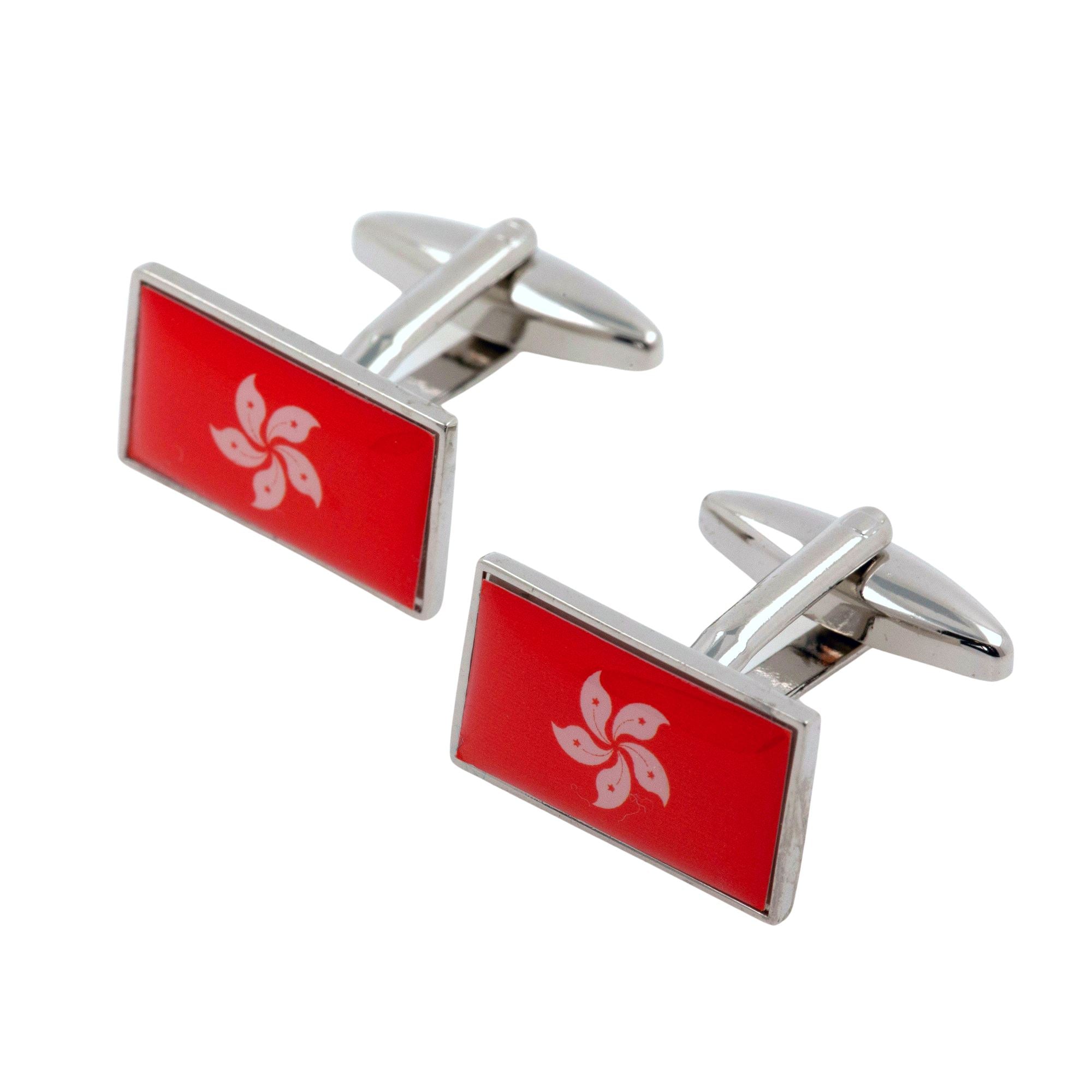 Flag of Hong Kong Cufflinks Novelty Cufflinks Clinks 