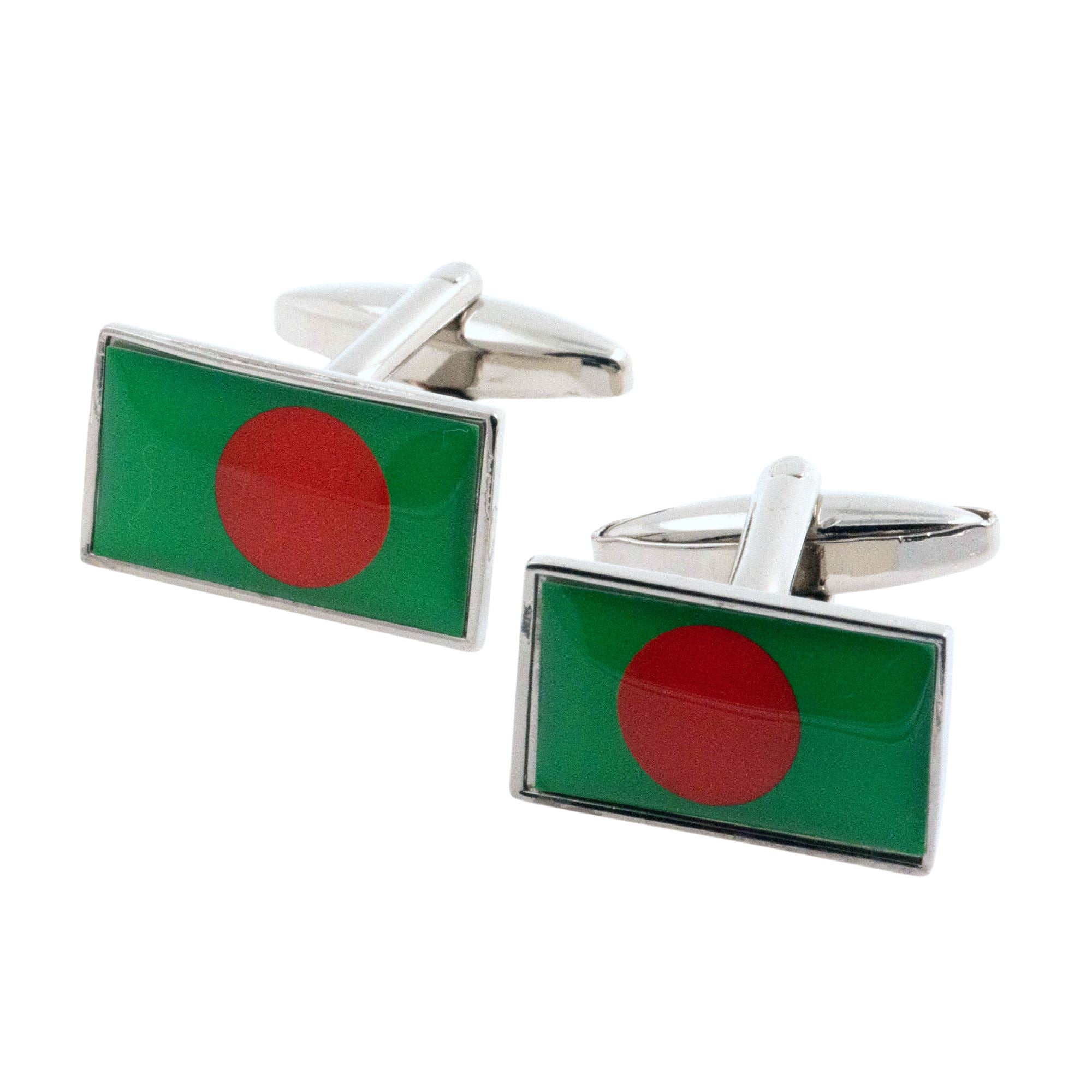 Flag of Bangladesh Cufflinks Novelty Cufflinks Clinks 