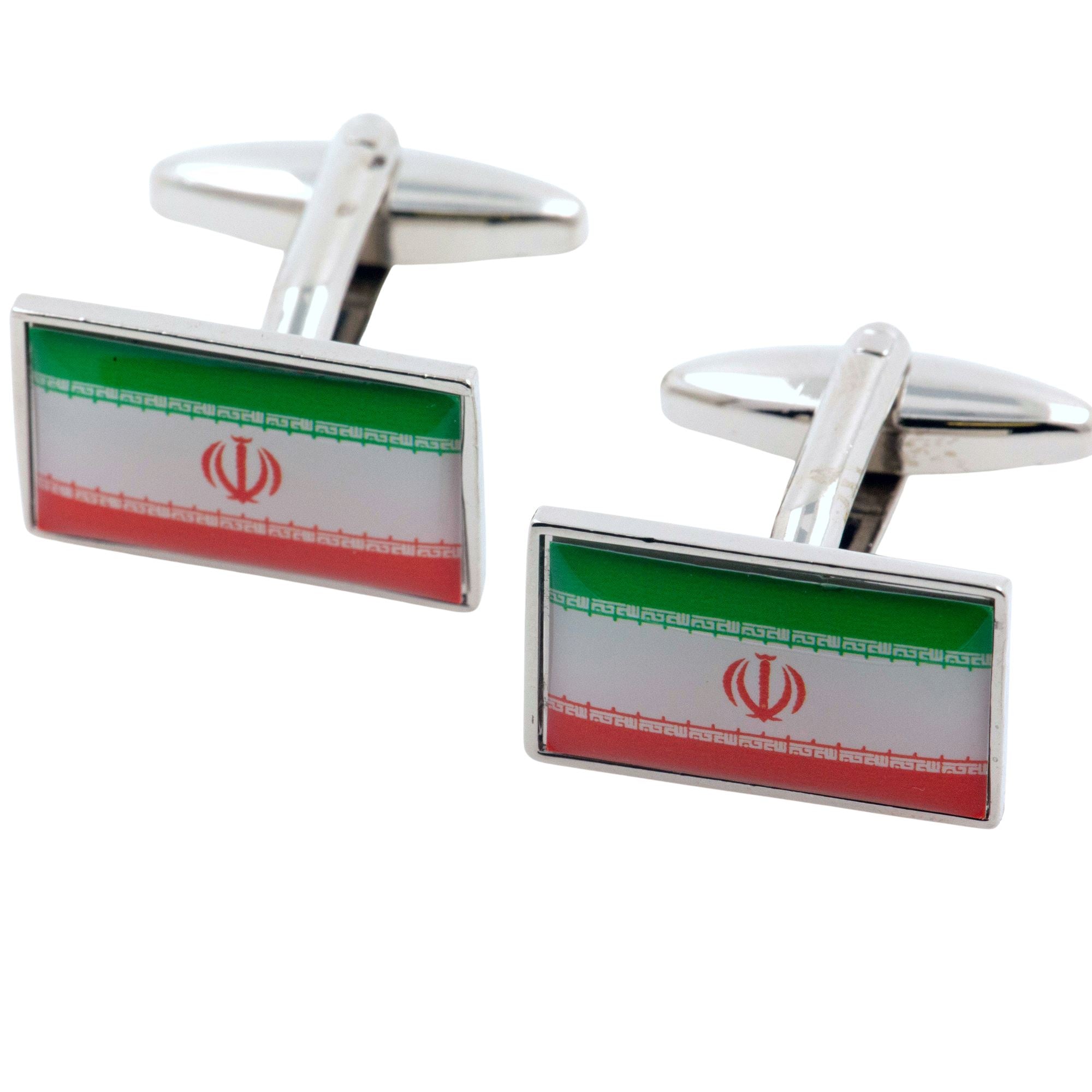 Flag of Iran Cufflinks Novelty Cufflinks Clinks 