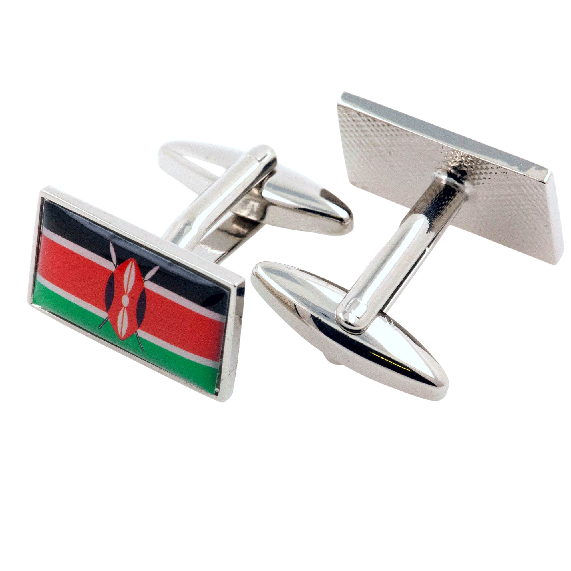 Flag of Kenya Cufflinks Novelty Cufflinks Clinks 