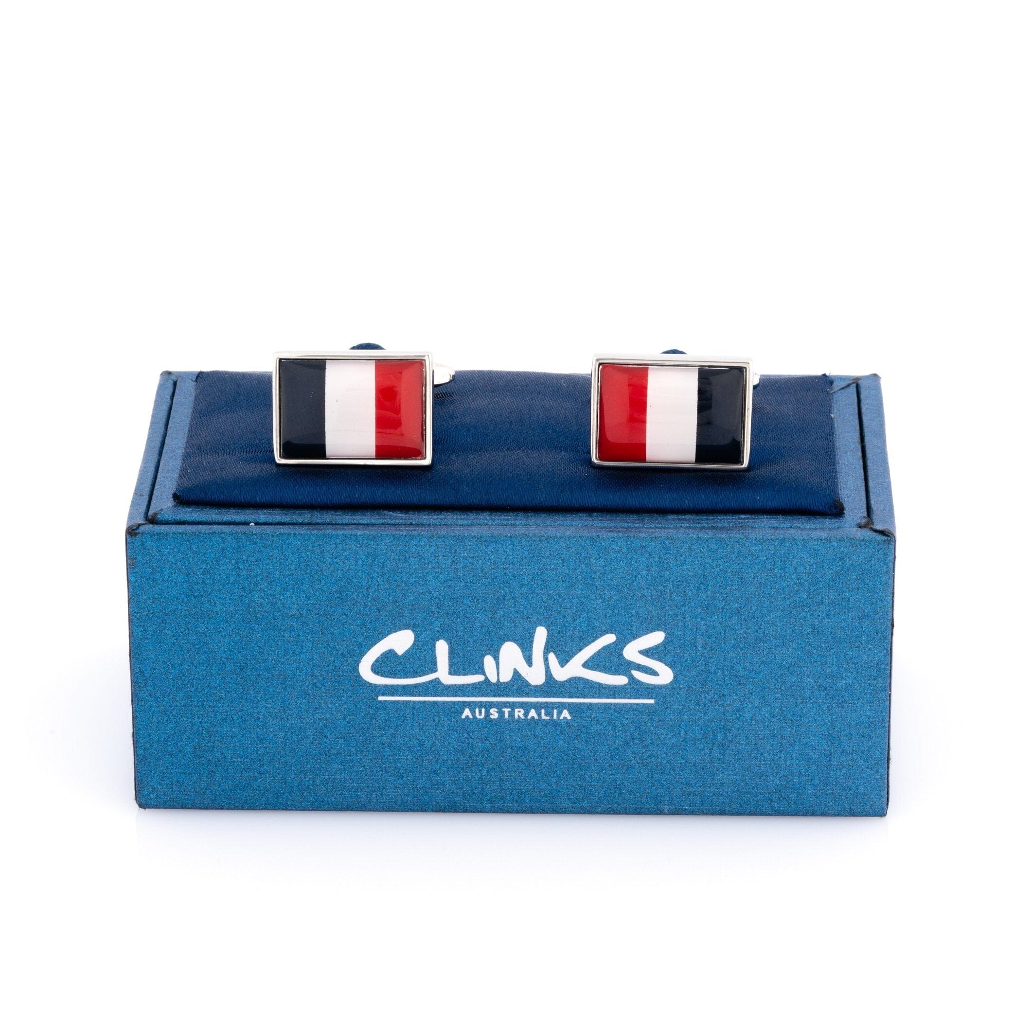 Flag of France - French Flag Cufflinks Novelty Cufflinks Clinks Australia 