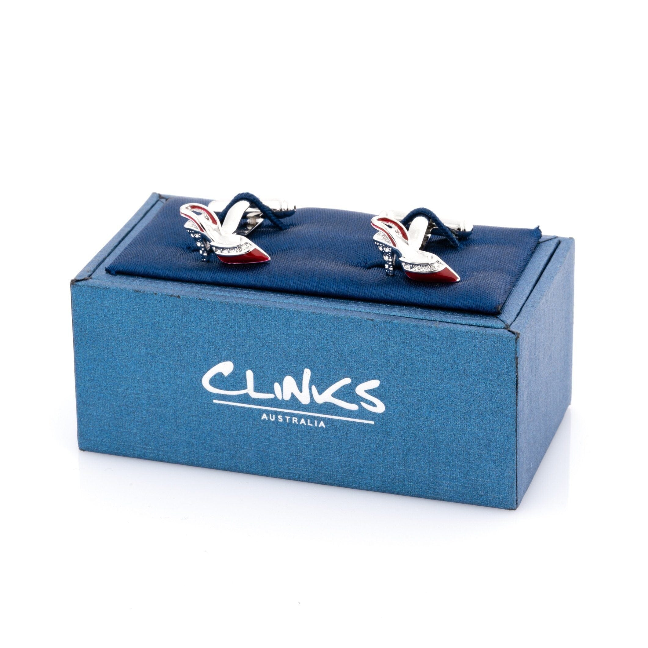 Stiletto High Heels Shoe Cufflinks Red Novelty Cufflinks Clinks Australia 