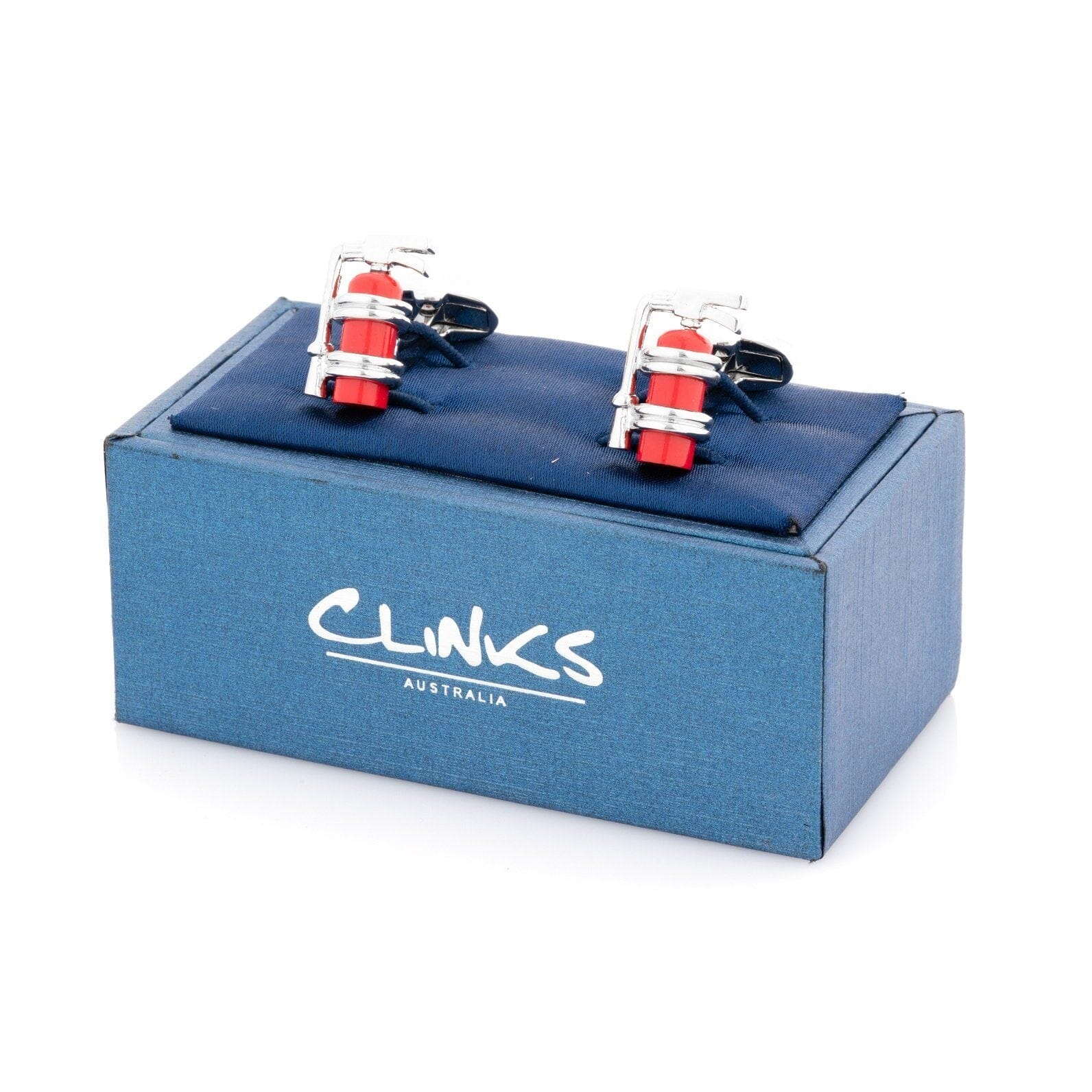 Red Fire Extinguisher Cufflinks Novelty Cufflinks Clinks Australia 