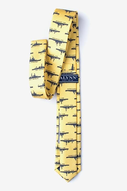 U.S. Battleships Skinny Tie Ties Alynn 