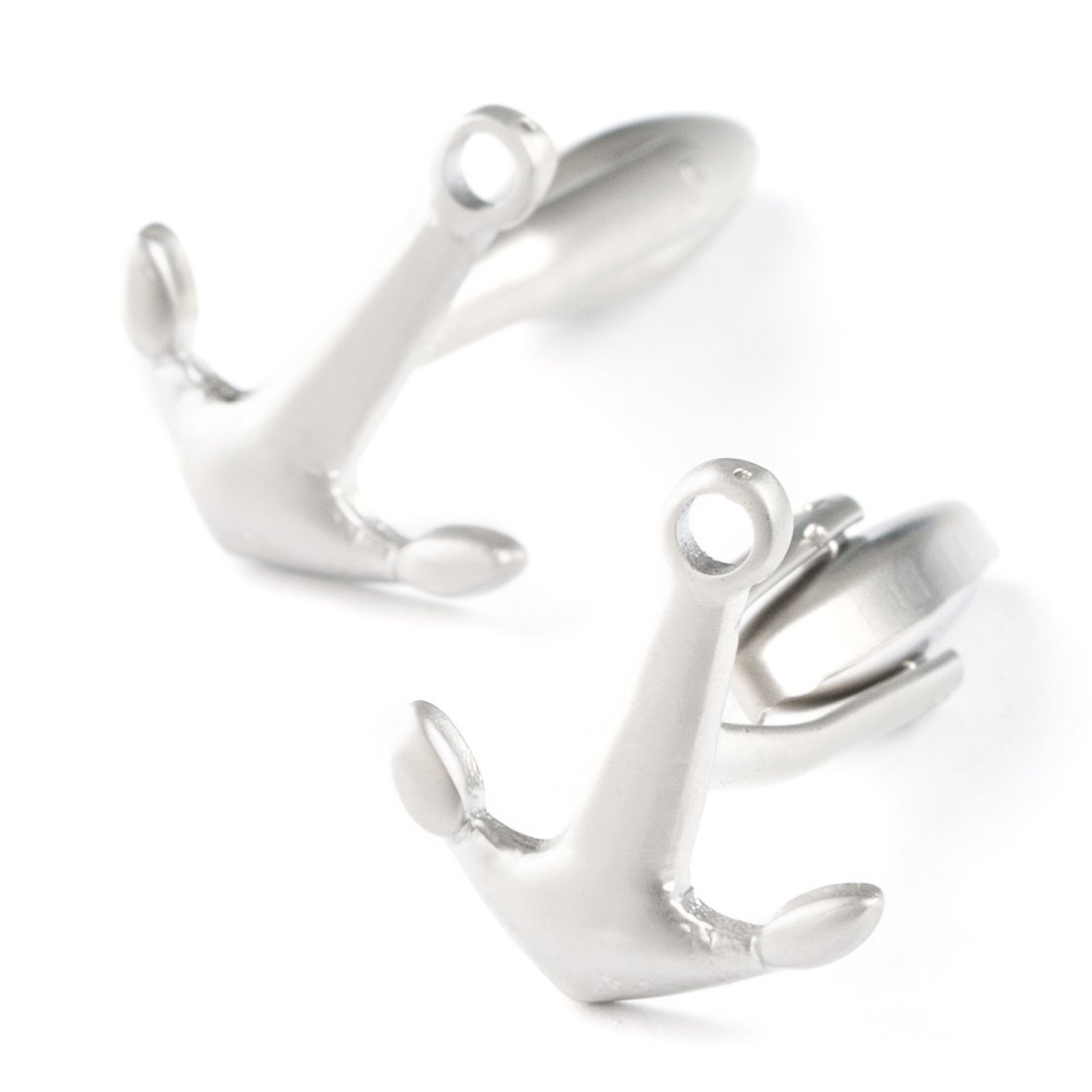 Silver Anchor Cufflinks Novelty Cufflinks Clinks Australia 