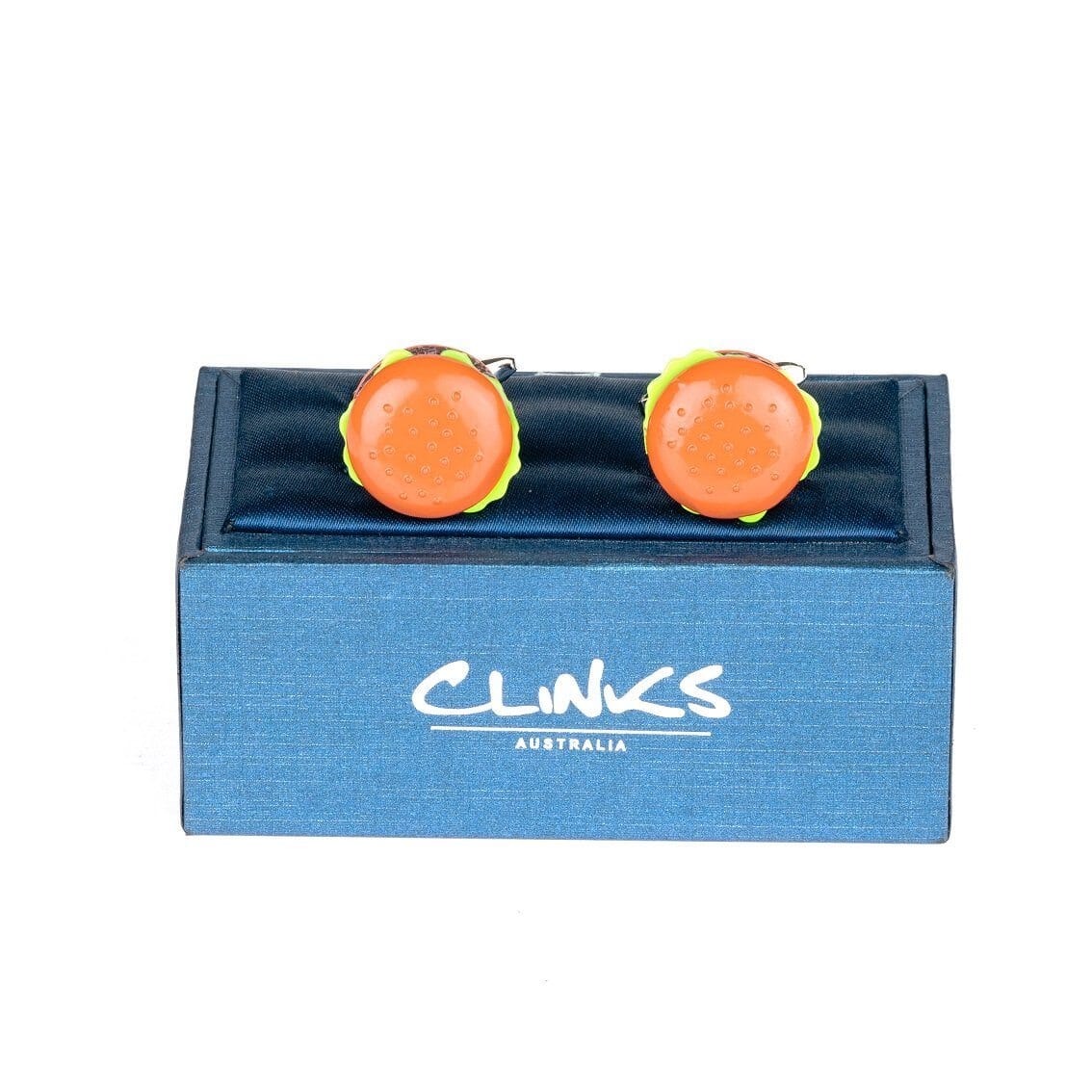 Colour Hamburger Cufflinks Novelty Cufflinks Clinks Australia 