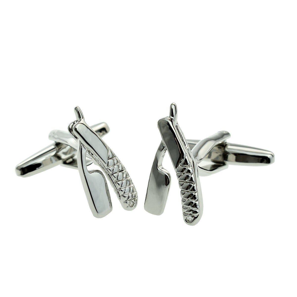 Barbers Straight Razors Silver Cufflinks Novelty Cufflinks Clinks Australia Default 