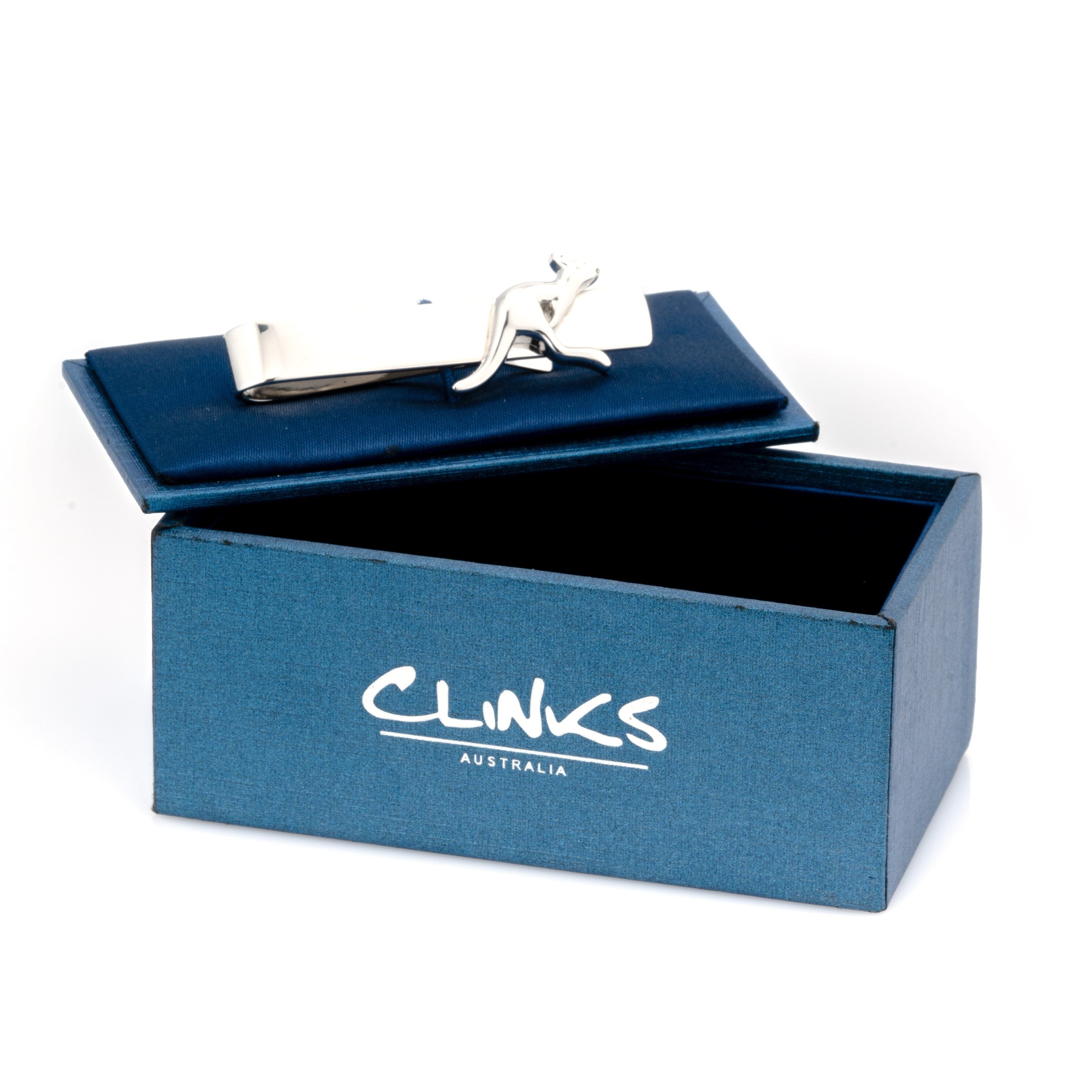 Australian Kangaroo Tie Bar Tie Clips Clinks 