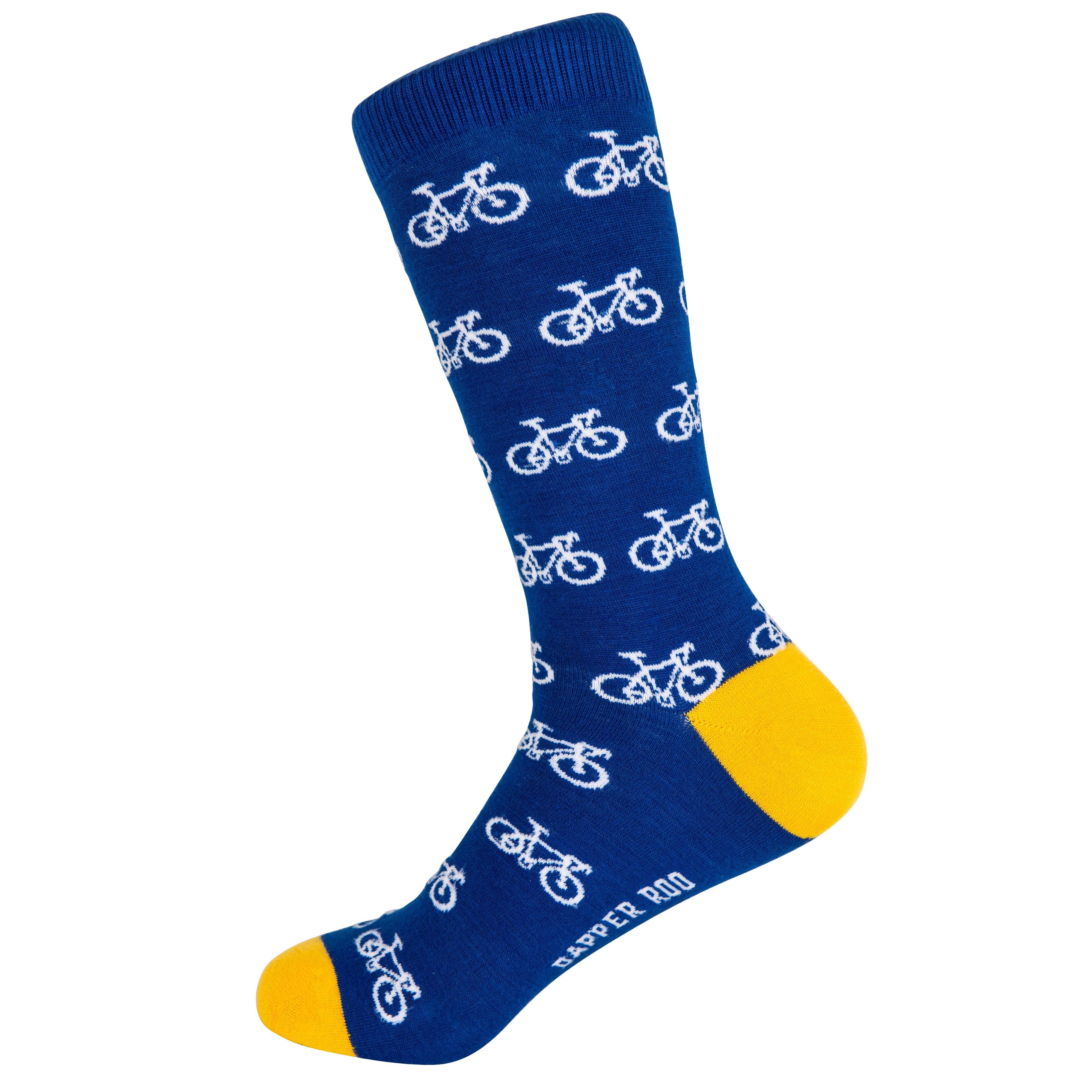 Ride On Bicycle Cycling Bamboo Socks by Dapper Roo Socks Dapper Roo 