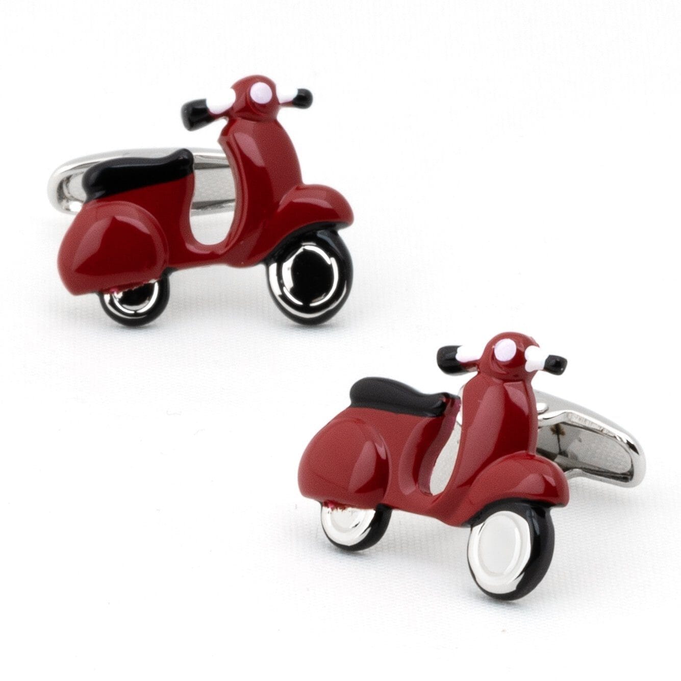 Red Scooter Cufflinks Novelty Cufflinks Clinks Australia 
