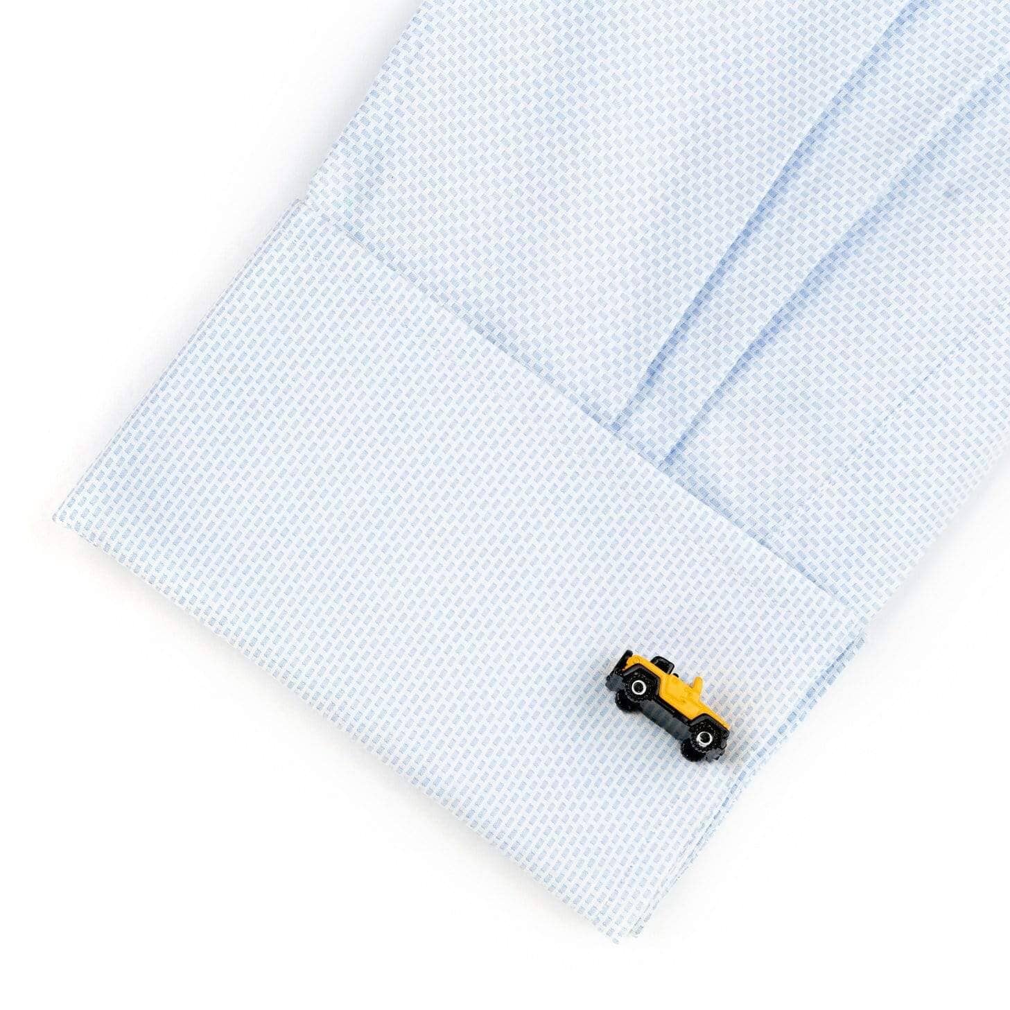 Yellow Jeep Cufflinks Novelty Cufflinks Clinks Australia 