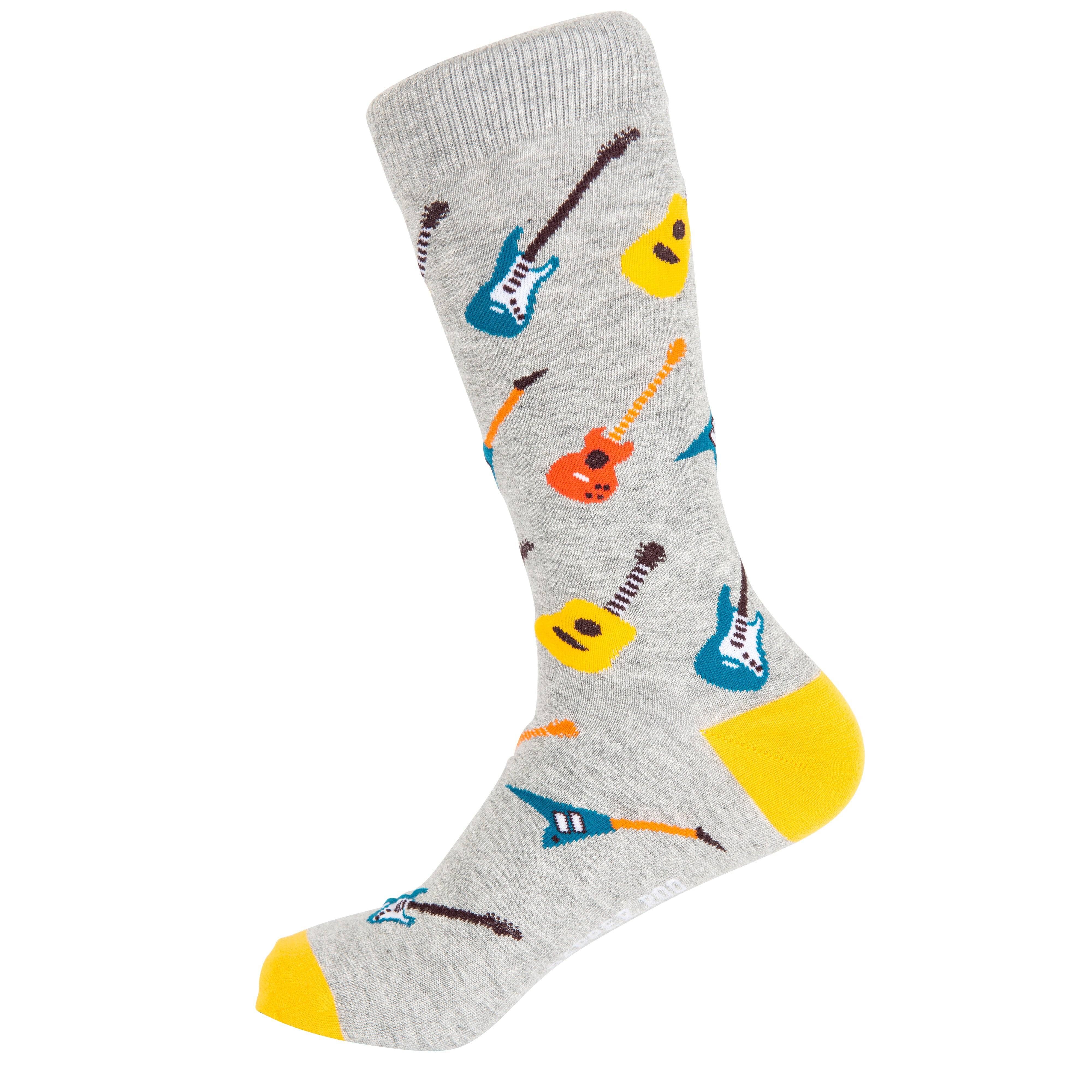 Rock On Guitar Bamboo Socks by Dapper Roo Socks Dapper Roo 