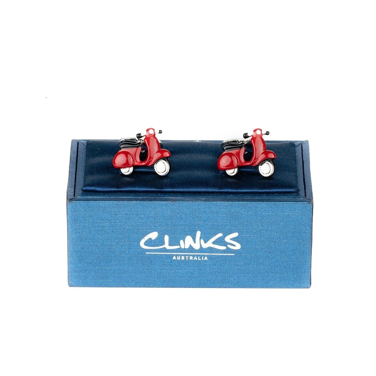Red Scooter Cufflinks Novelty Cufflinks Clinks Australia 