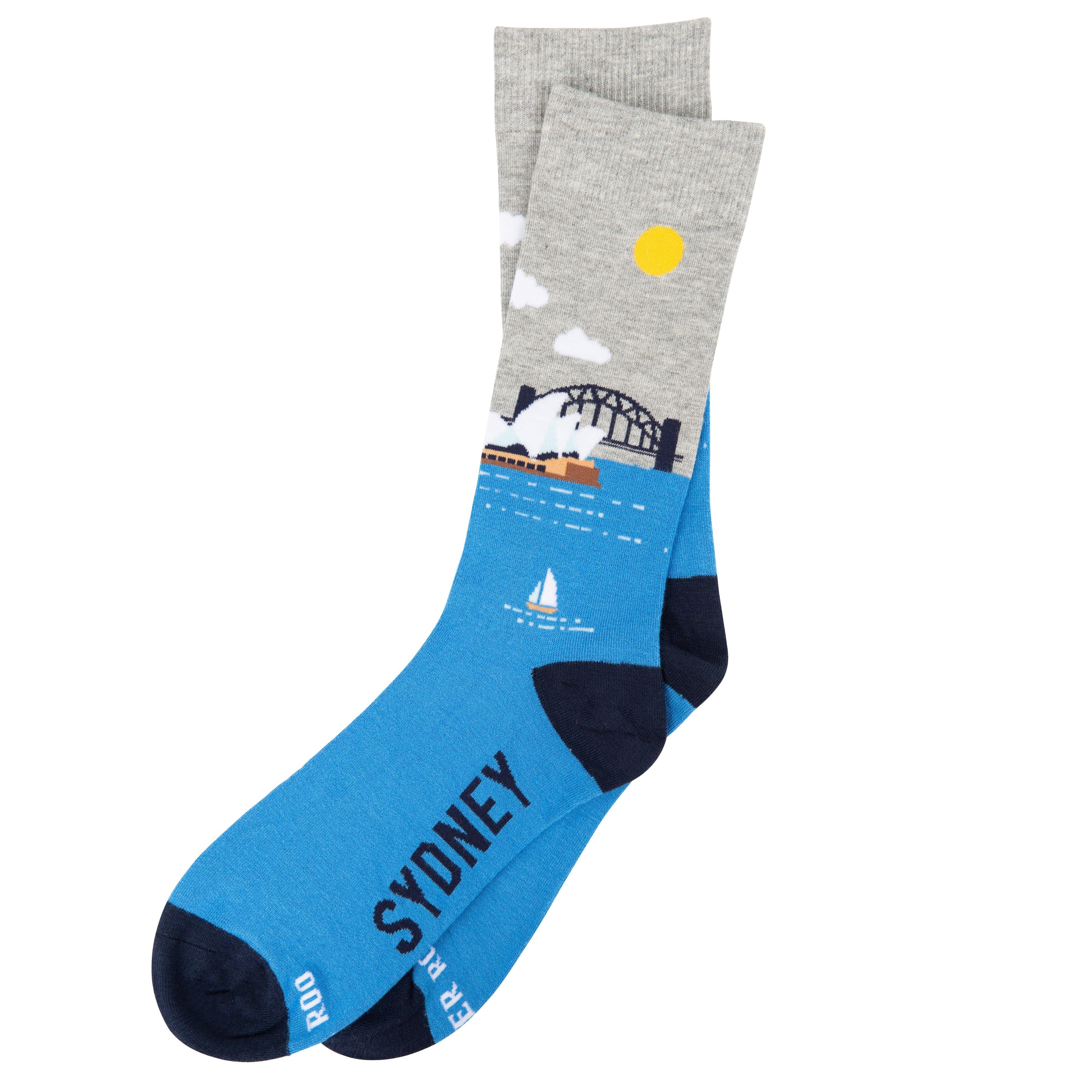 Sydney Harbour Bamboo Socks by Dapper Roo Socks Dapper Roo Default 