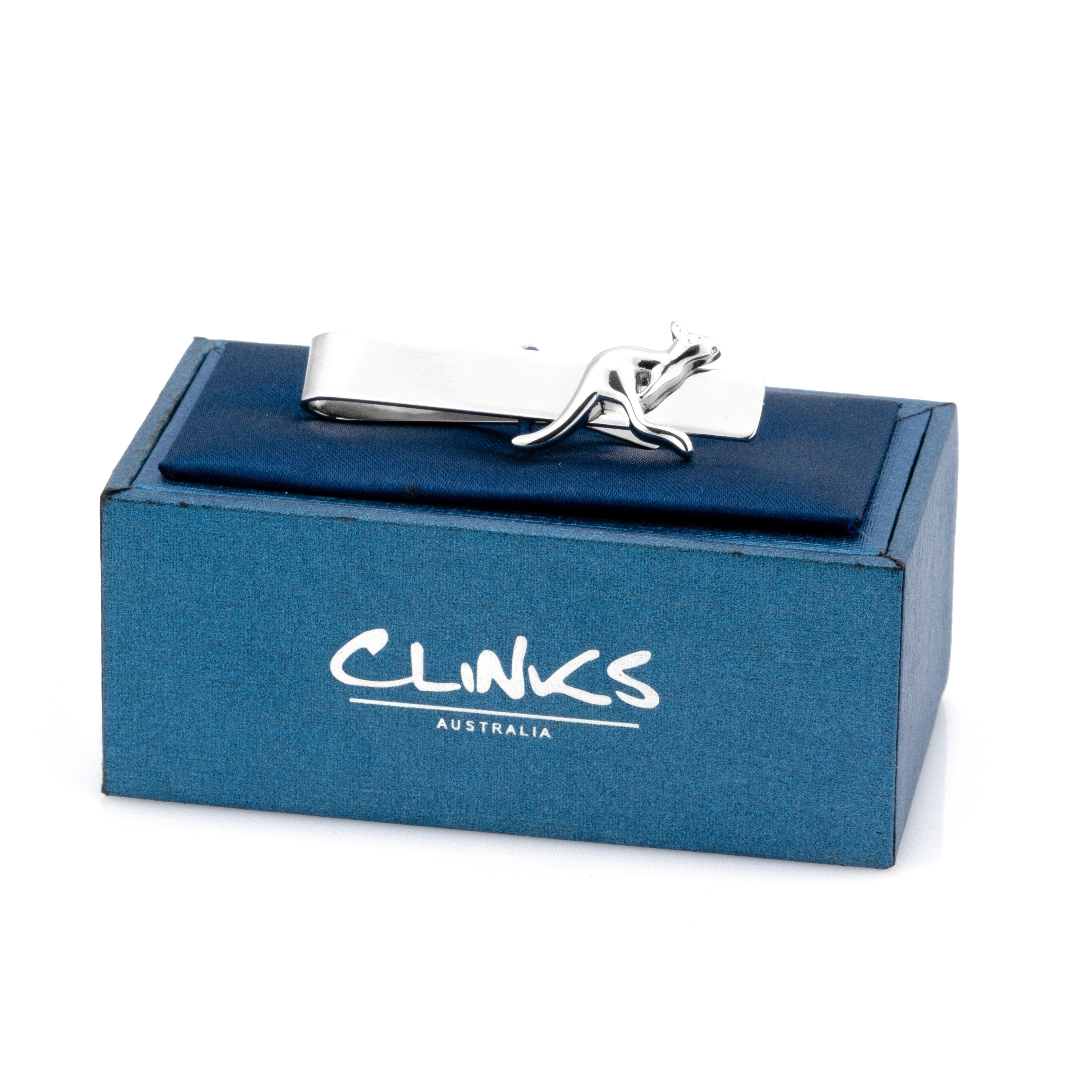 Australian Kangaroo Tie Bar Tie Clips Clinks 