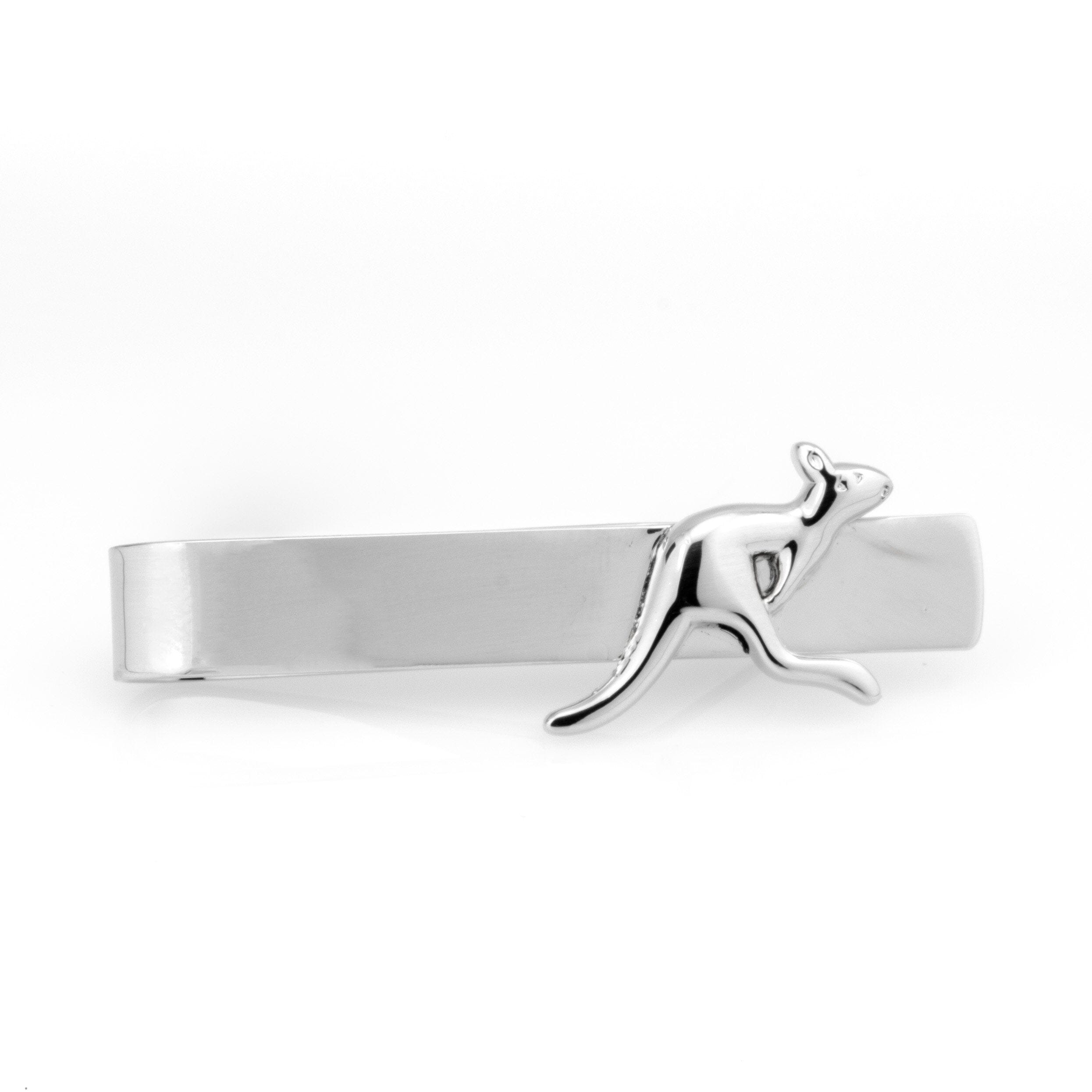 Australian Kangaroo Tie Bar Tie Clips Clinks 