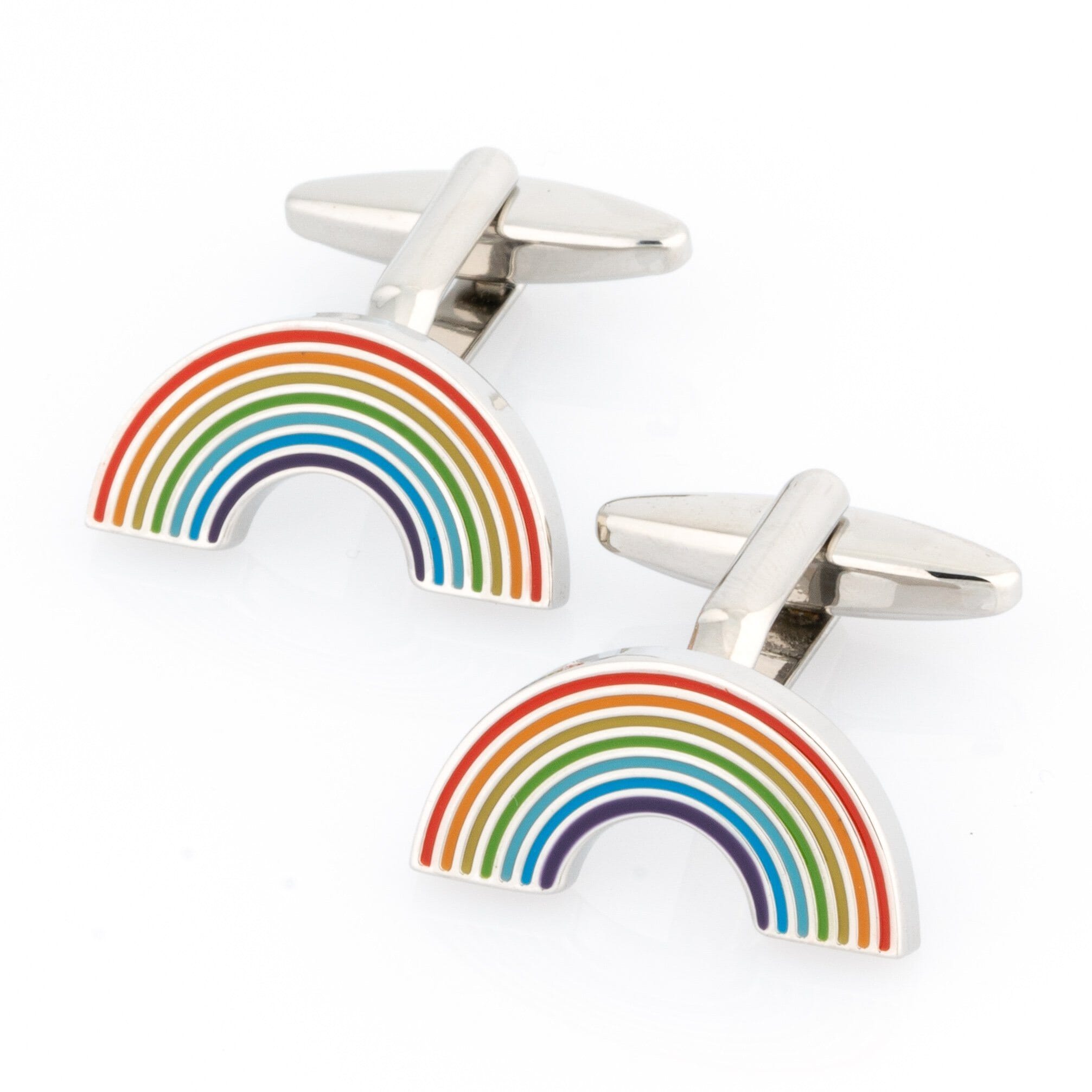 Rainbow Cufflinks Novelty Cufflinks Clinks Australia 