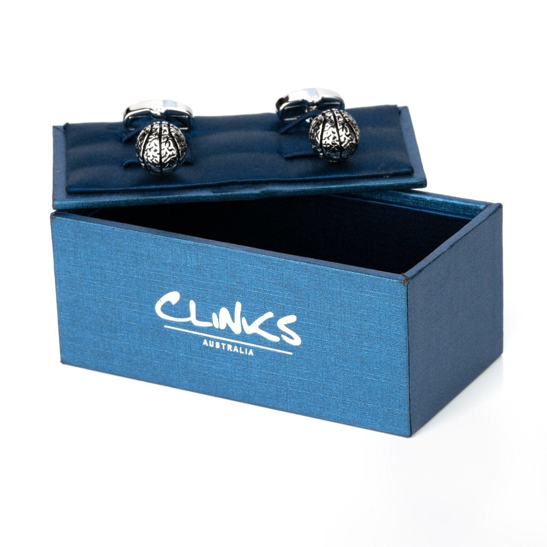 Silver Basketball Cufflinks Novelty Cufflinks Clinks Australia 