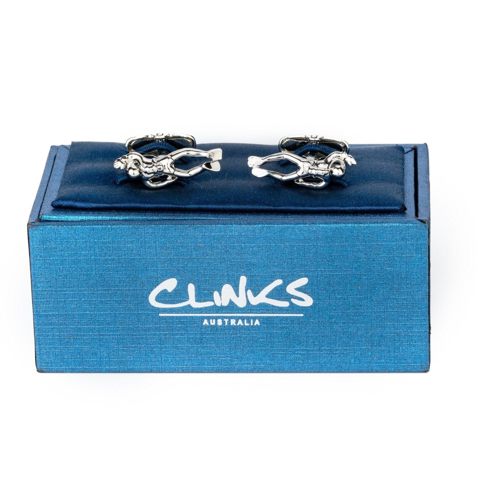 Scuba Diver Cufflinks Silver Novelty Cufflinks Clinks Australia 