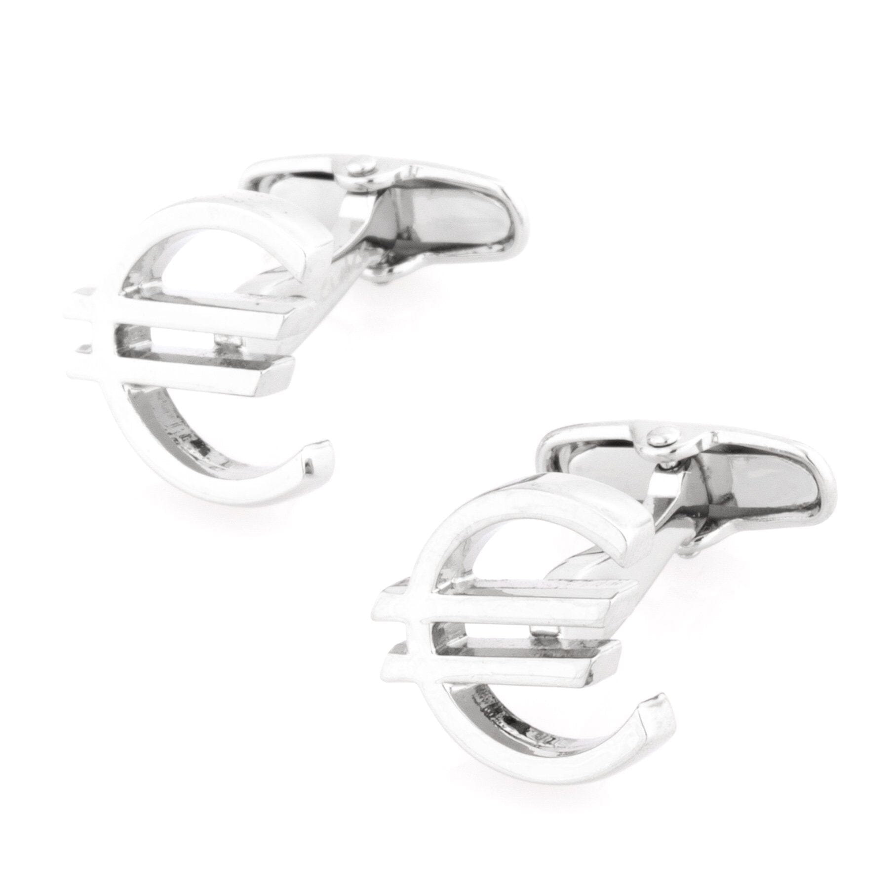 Euro Sign Cufflinks Novelty Cufflinks Clinks Australia 
