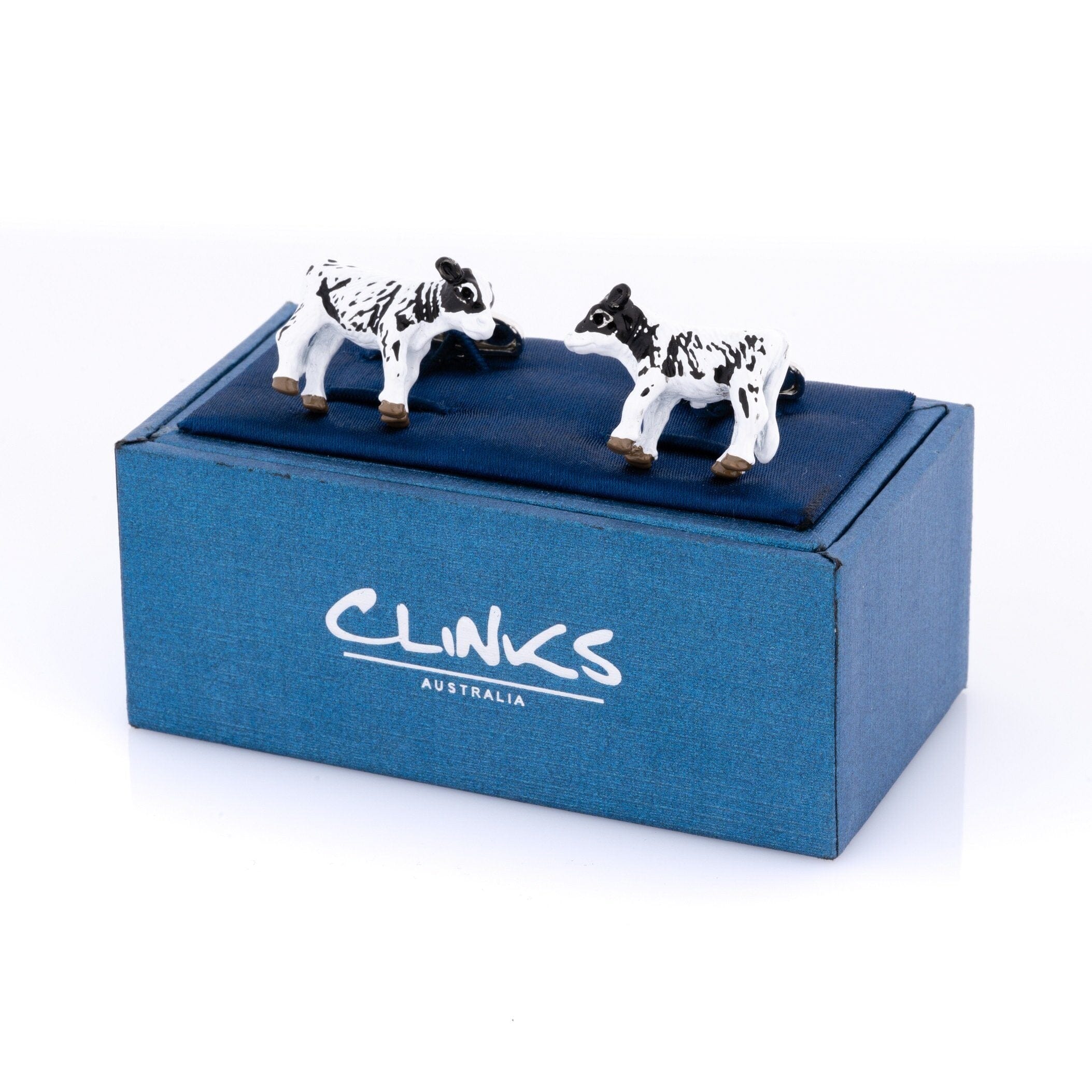 Black and White Cow Cufflinks 3D Novelty Cufflinks Clinks Australia 