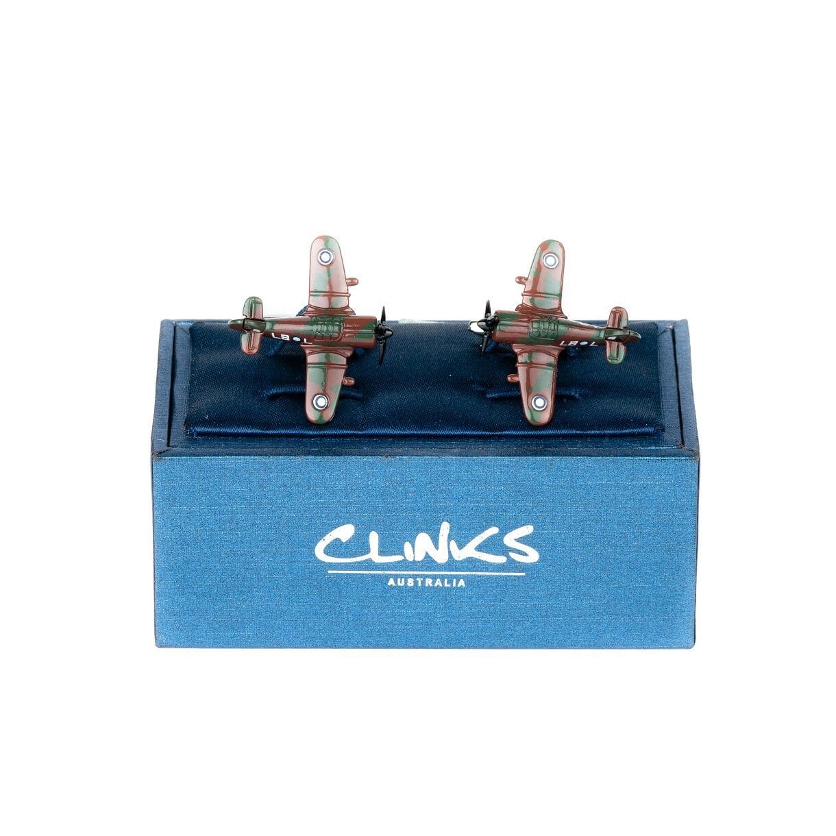 CAC Boomerang Fighter Airplane Cufflinks Camouflage Novelty Cufflinks Clinks Australia 