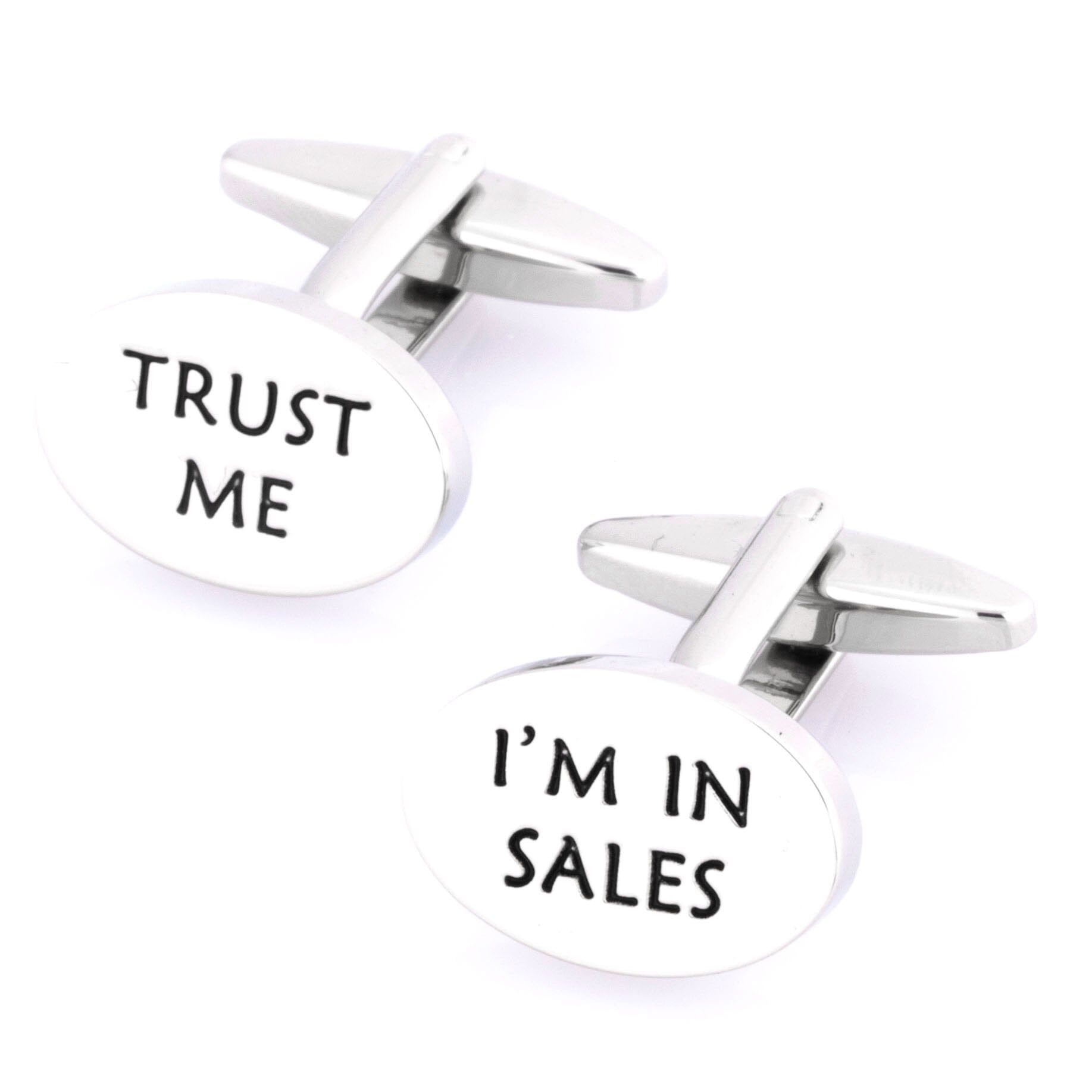 Trust Me, I'm in Sales Cufflinks Novelty Cufflinks Clinks Australia 