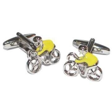 Winners Yellow Jersey Cufflinks Novelty Cufflinks Clinks Australia Winners Yellow Jersey Cufflinks 