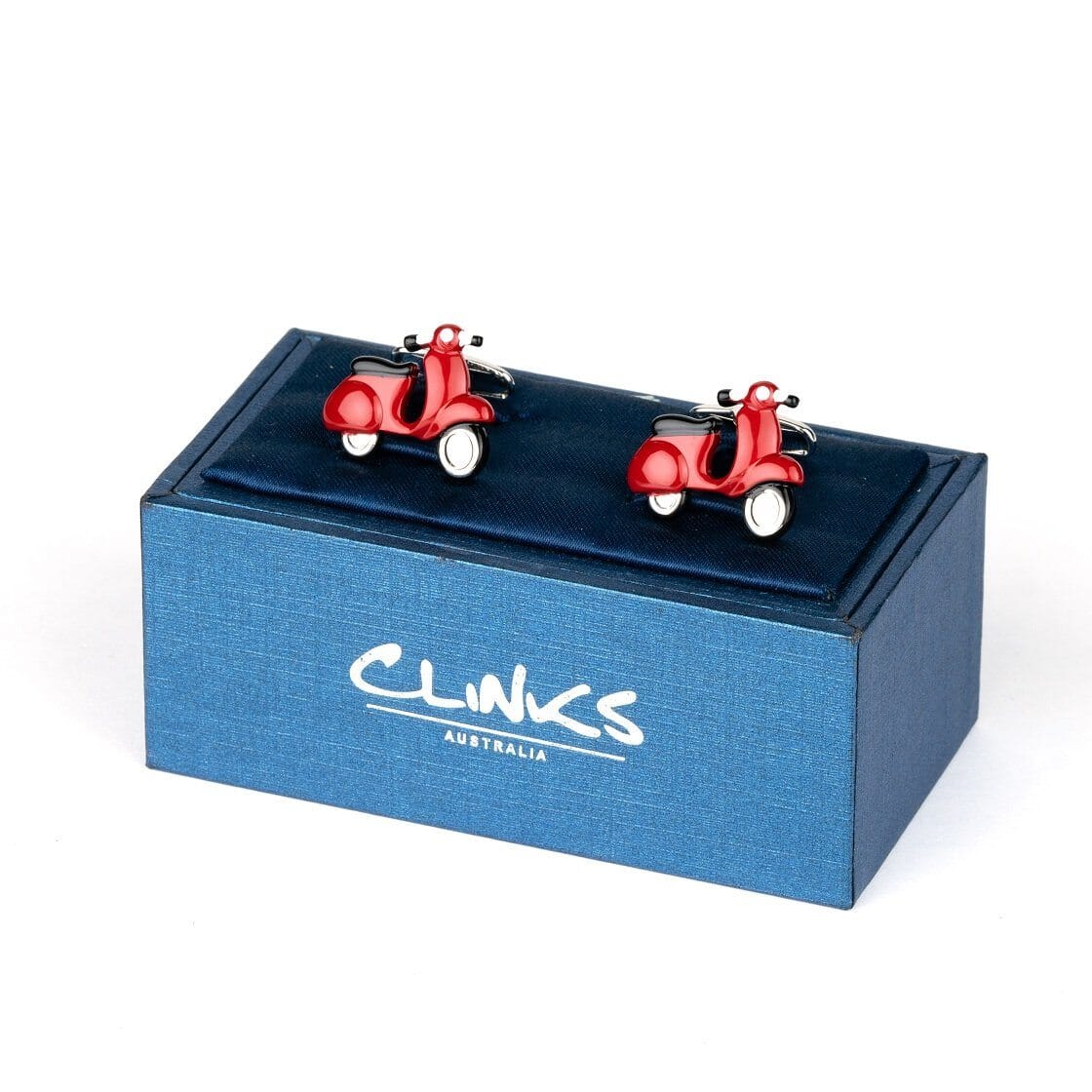 Red Scooter Cufflinks Novelty Cufflinks Clinks Australia 