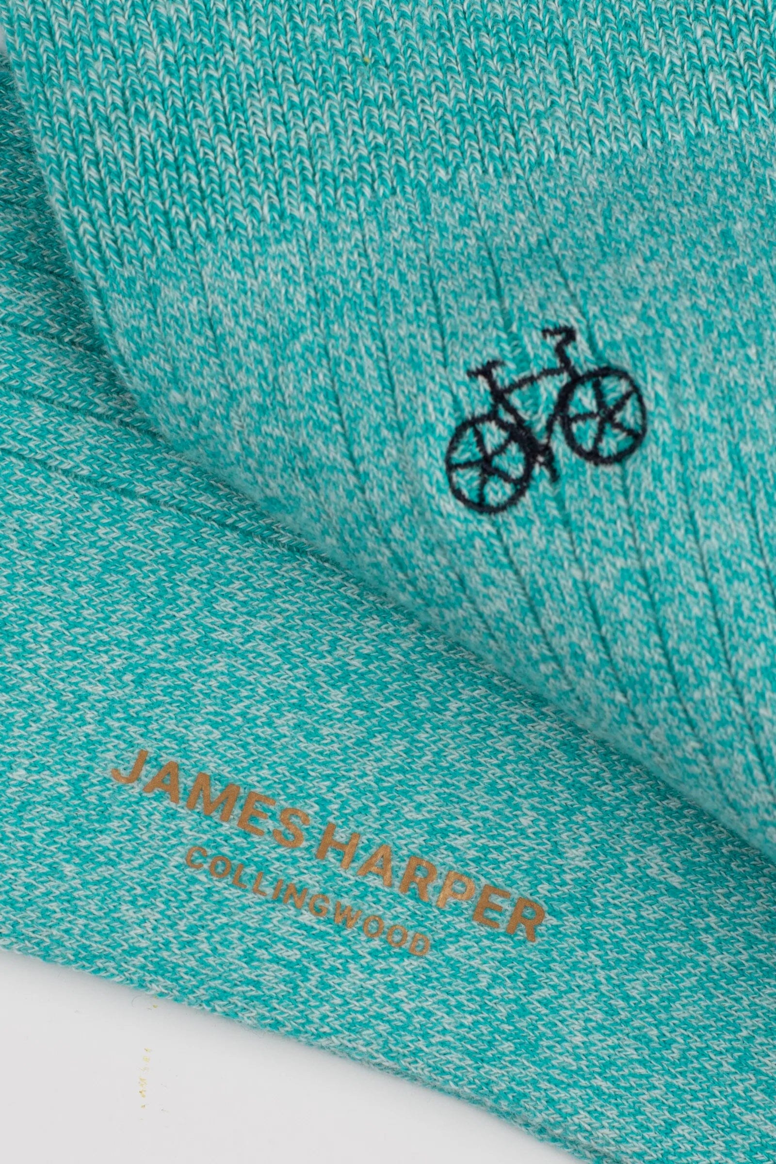 Aqua Marle Ribbed Socks Socks Clinks 