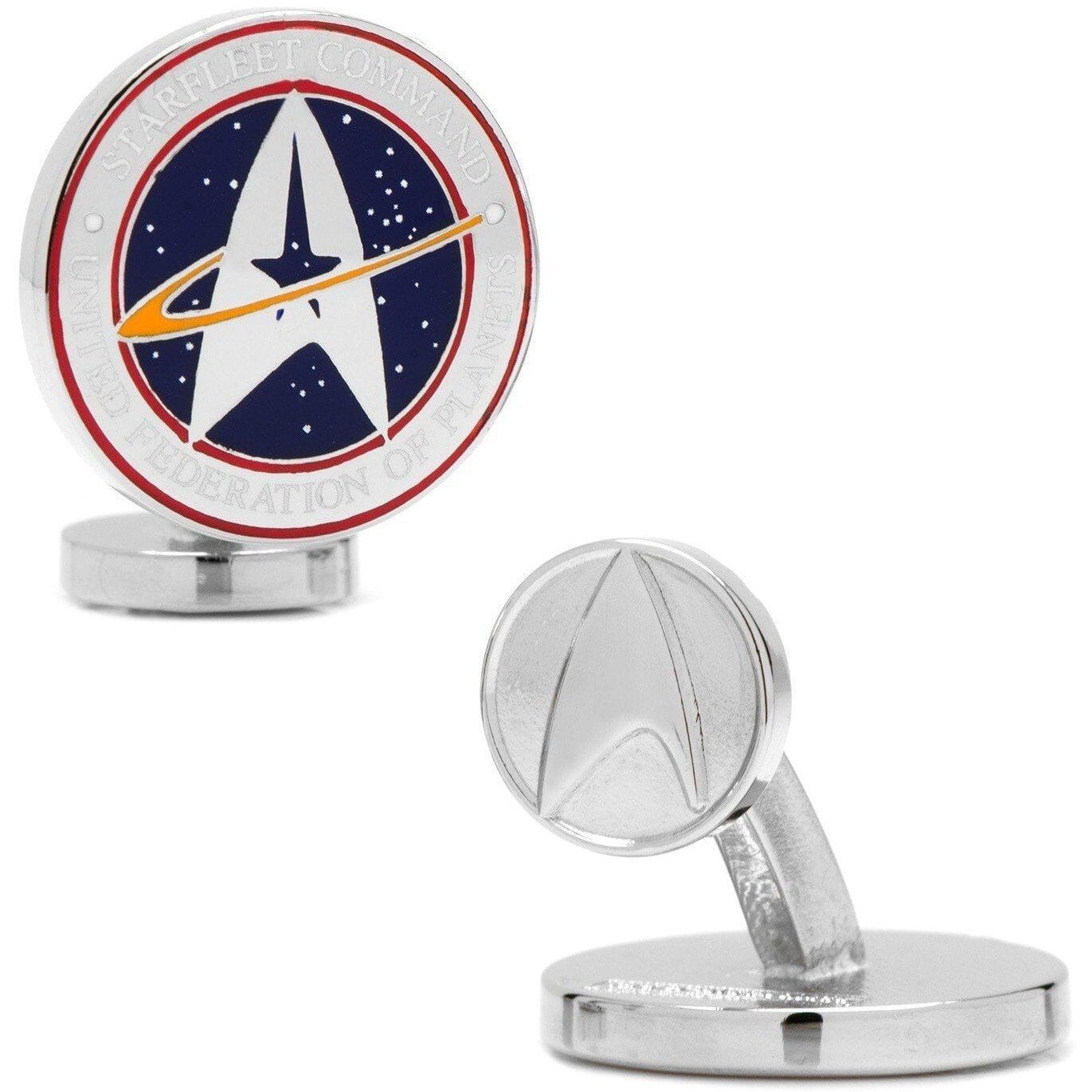 Star Trek Starfleet Command Cufflinks Novelty Cufflinks Star Trek Star Trek Starfleet Command Cufflinks 