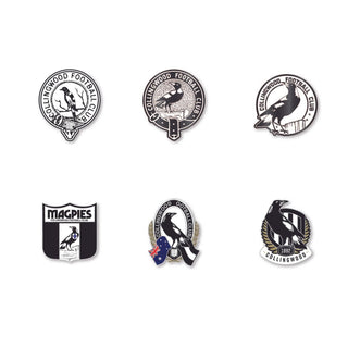 Collingwood Magpies AFL Pin Set Lapel Pin Clinks Default 