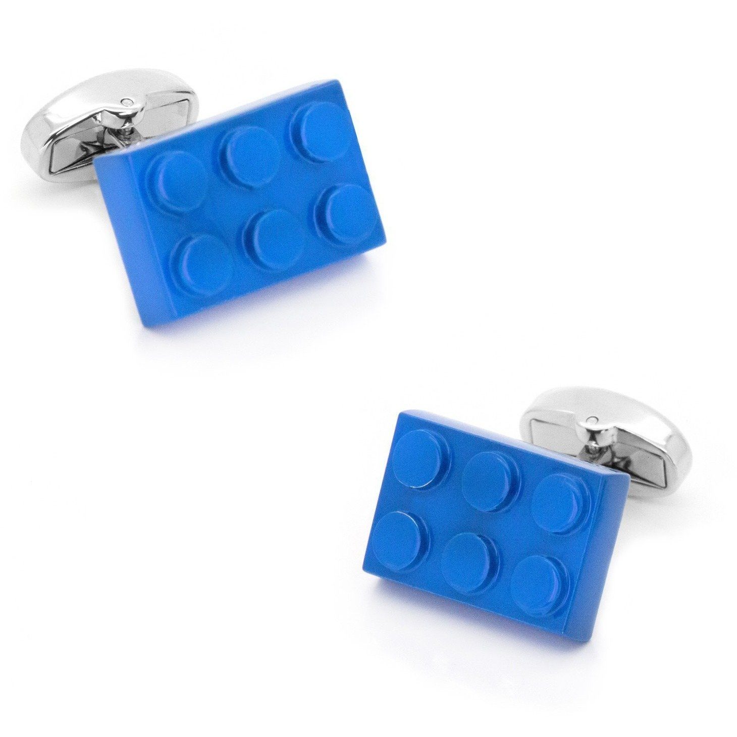 Blue Building Block Cufflinks Novelty Cufflinks Clinks Australia 