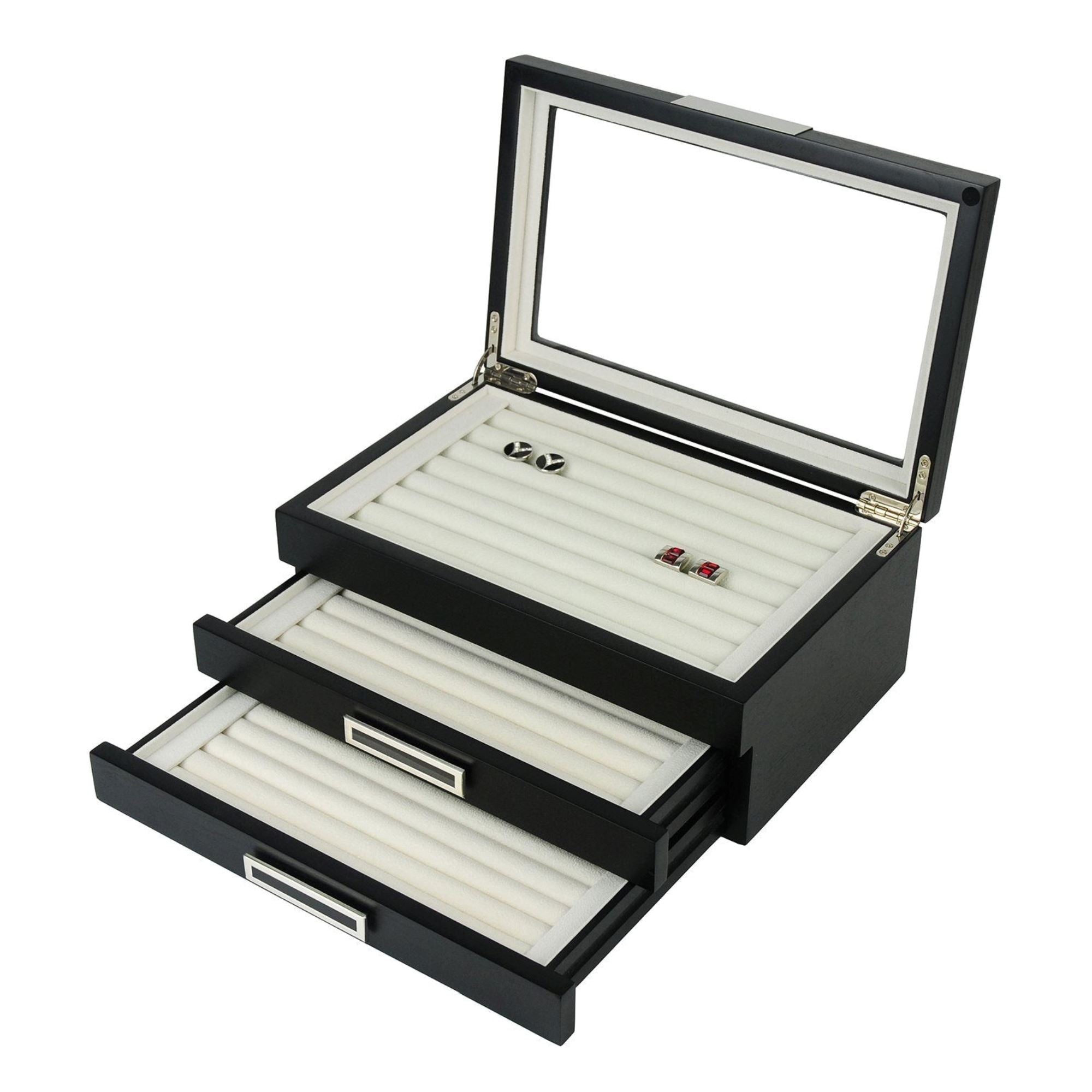 108 Pairs Wood Cufflink Box Cufflink Boxes Clinks 