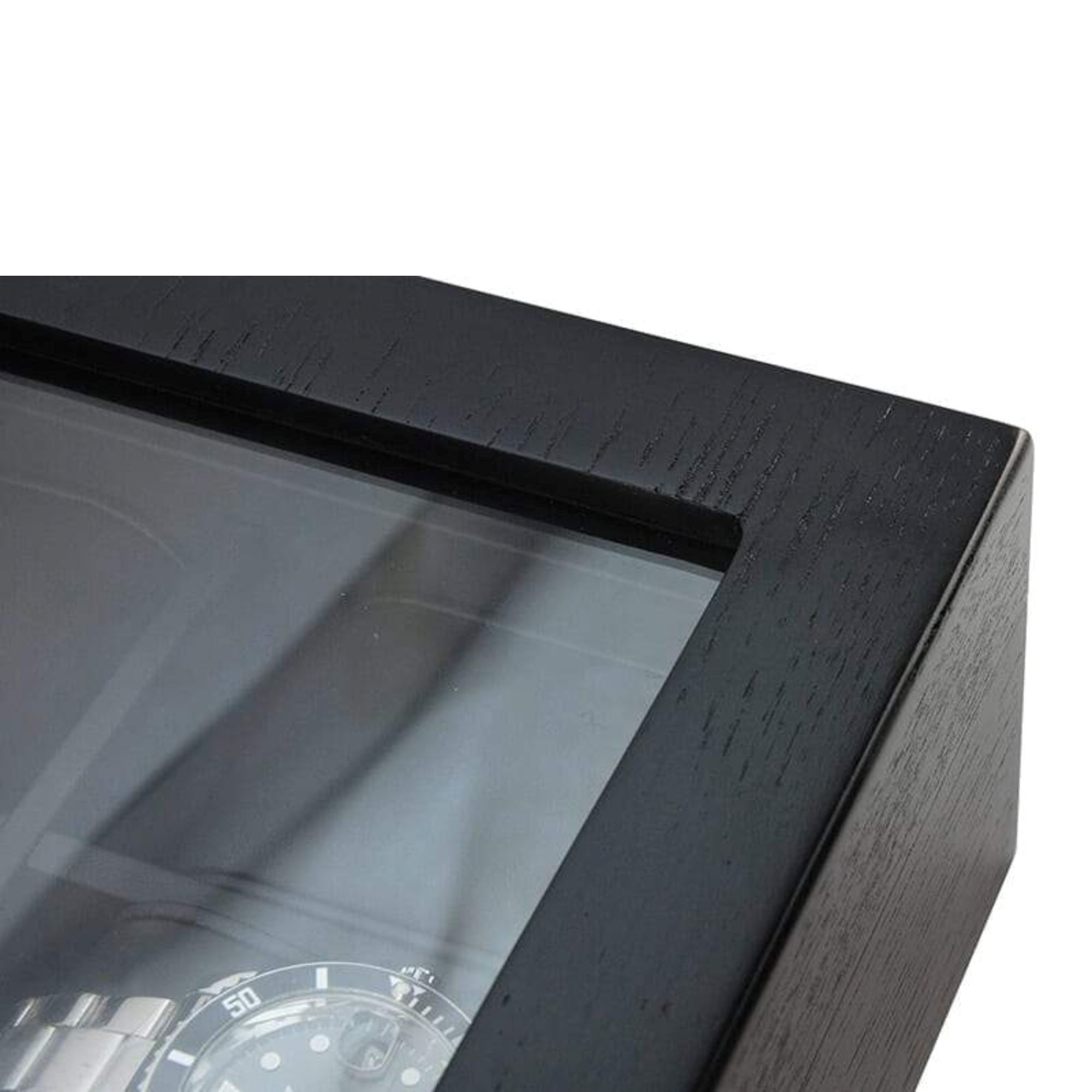 10 Slots Black Wooden Watch Box Watch Boxes Clinks 