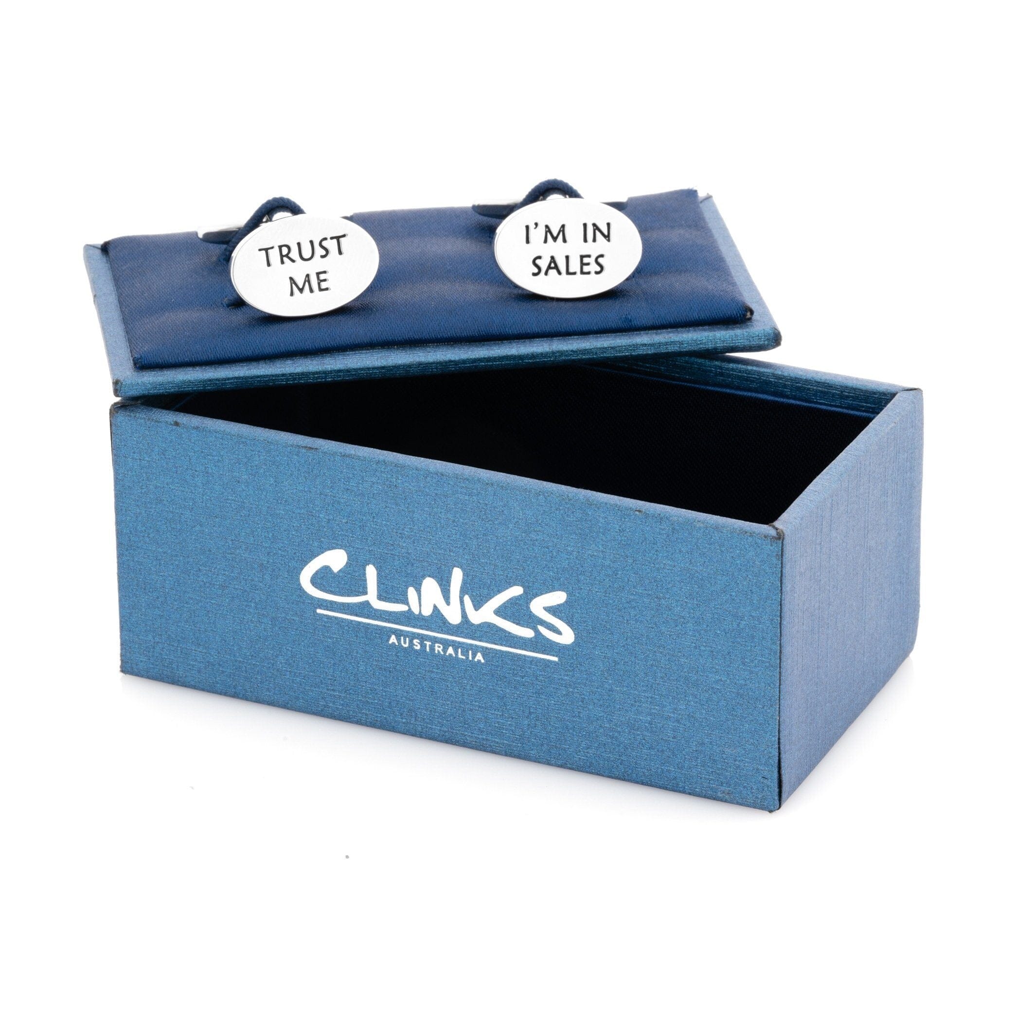 Trust Me, I'm in Sales Cufflinks Novelty Cufflinks Clinks Australia 