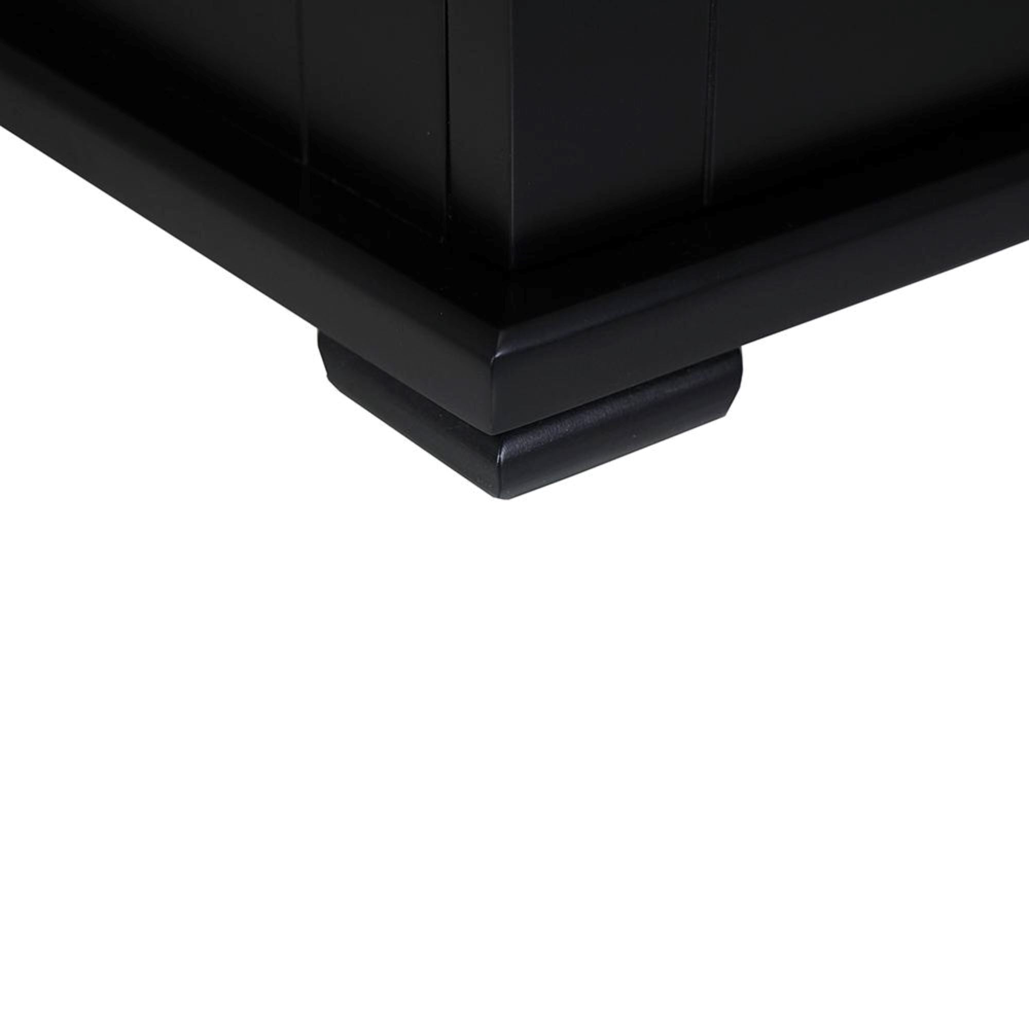 150 CT Black Cigar Humidor Wooden Cabinet for Cigars Cigar Boxes Clinks 
