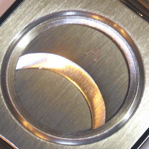 Angelo 64 Ring 2 Finger Silver Colour Cutter Boxed Cigar Boxes Clinks Australia 