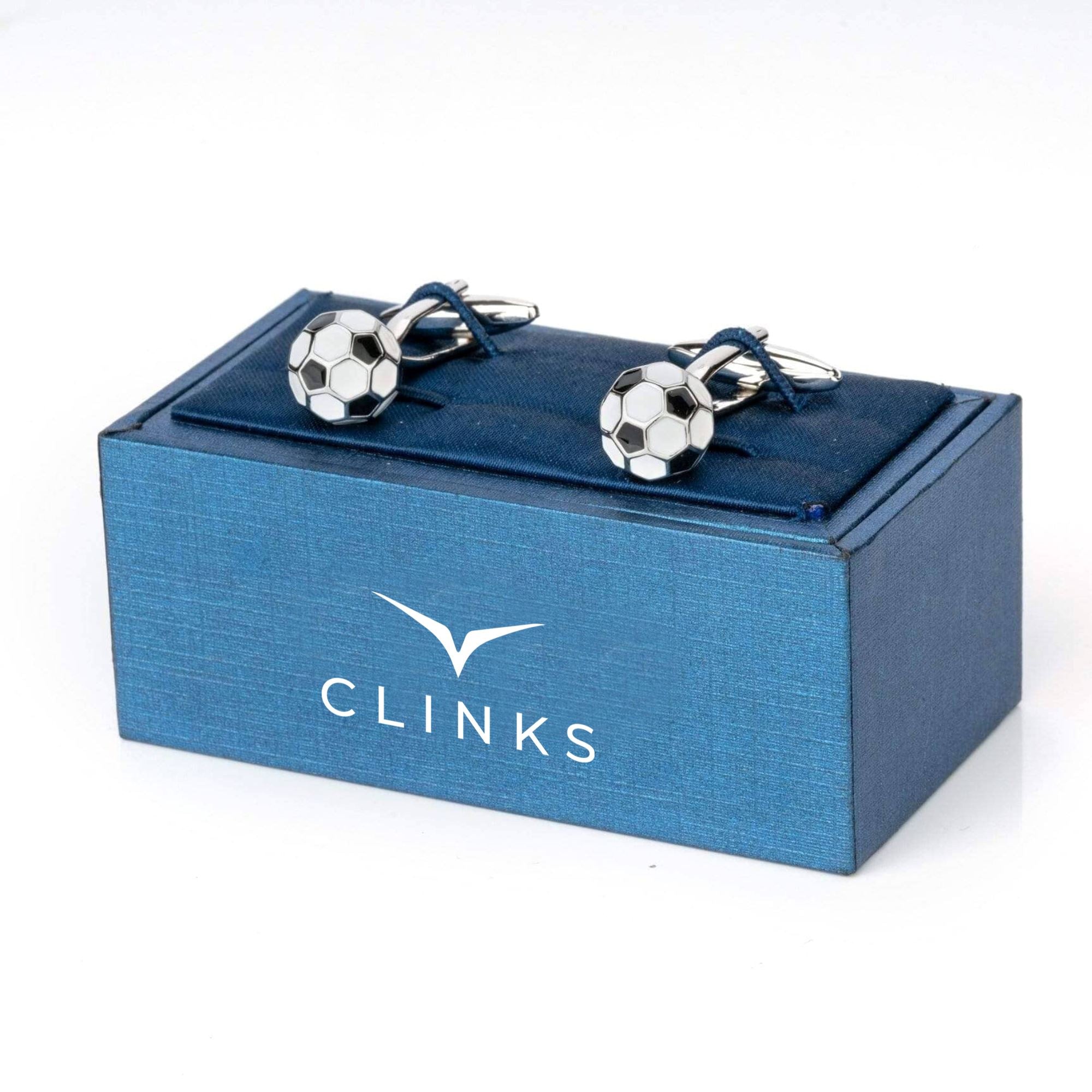 3D Black and White Soccer Ball Football Cufflinks Novelty Cufflinks Clinks Australia 