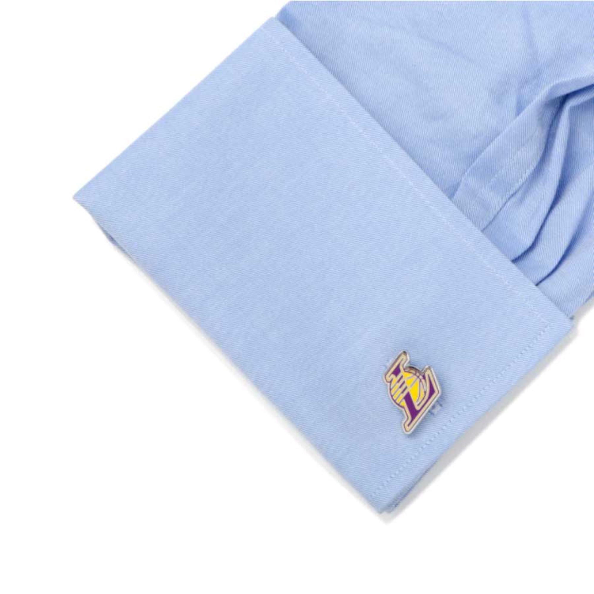 Los Angeles Lakers Cufflinks Novelty Cufflinks NBA 